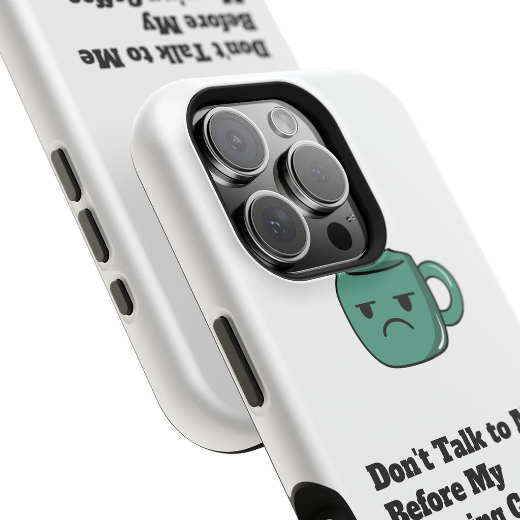 Coffee-Themed Magnetic Phone Cases, Funny Gift for Coffee Lovers, Morning Essential, Quirky Phone Accessories, Unique Merchandise