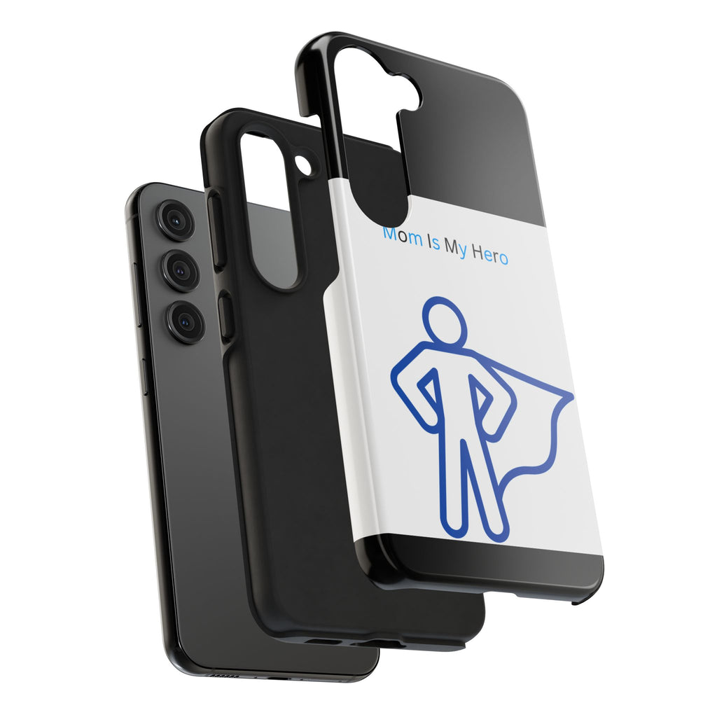 Mom Is My Hero Tough Phone Cases | Gifts for Moms, Hero Phone Cover, Durable Phone Case, Mother's Day, Super Mom Gift