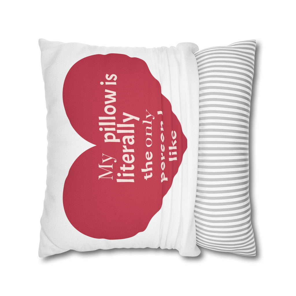 Heartfelt Pillowcase Gift for Couples, Bedroom Decor, Cozy Home Accessory, Funny Quotes, Valentine's Day, Love Gifts