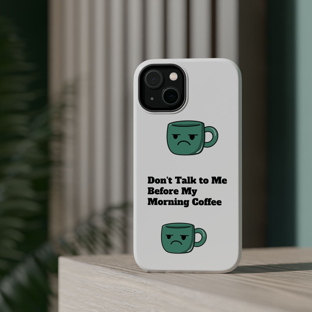 Coffee-Themed Magnetic Phone Cases, Funny Gift for Coffee Lovers, Morning Essential, Quirky Phone Accessories, Unique Merchandise