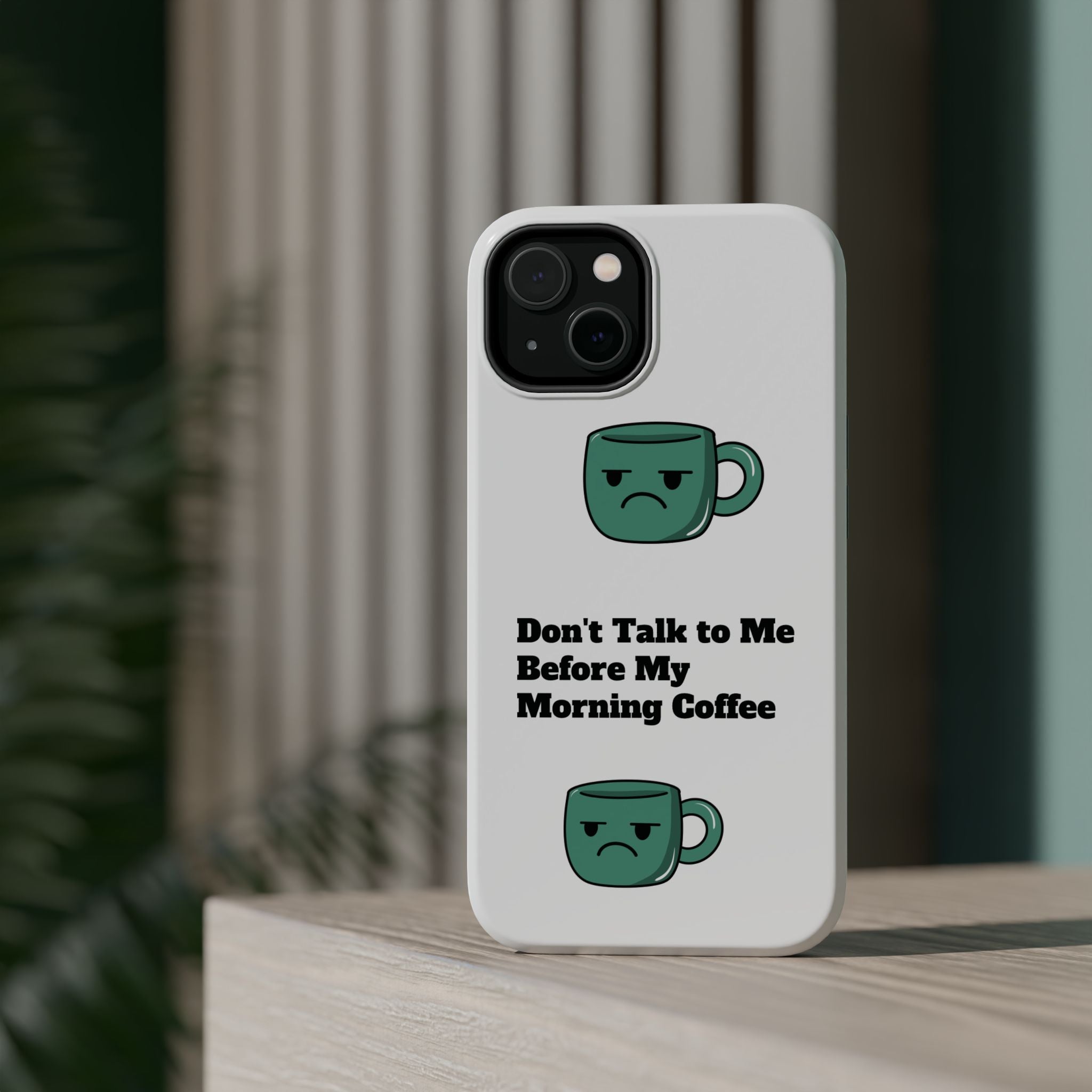 Coffee-Themed Magnetic Phone Cases, Funny Gift for Coffee Lovers, Morning Essential, Quirky Phone Accessories, Unique Merchandise