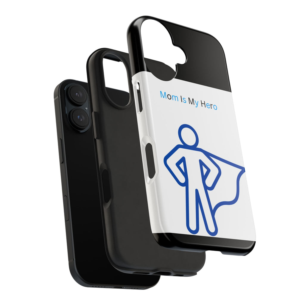 Mom Is My Hero Tough Phone Cases | Gifts for Moms, Hero Phone Cover, Durable Phone Case, Mother's Day, Super Mom Gift