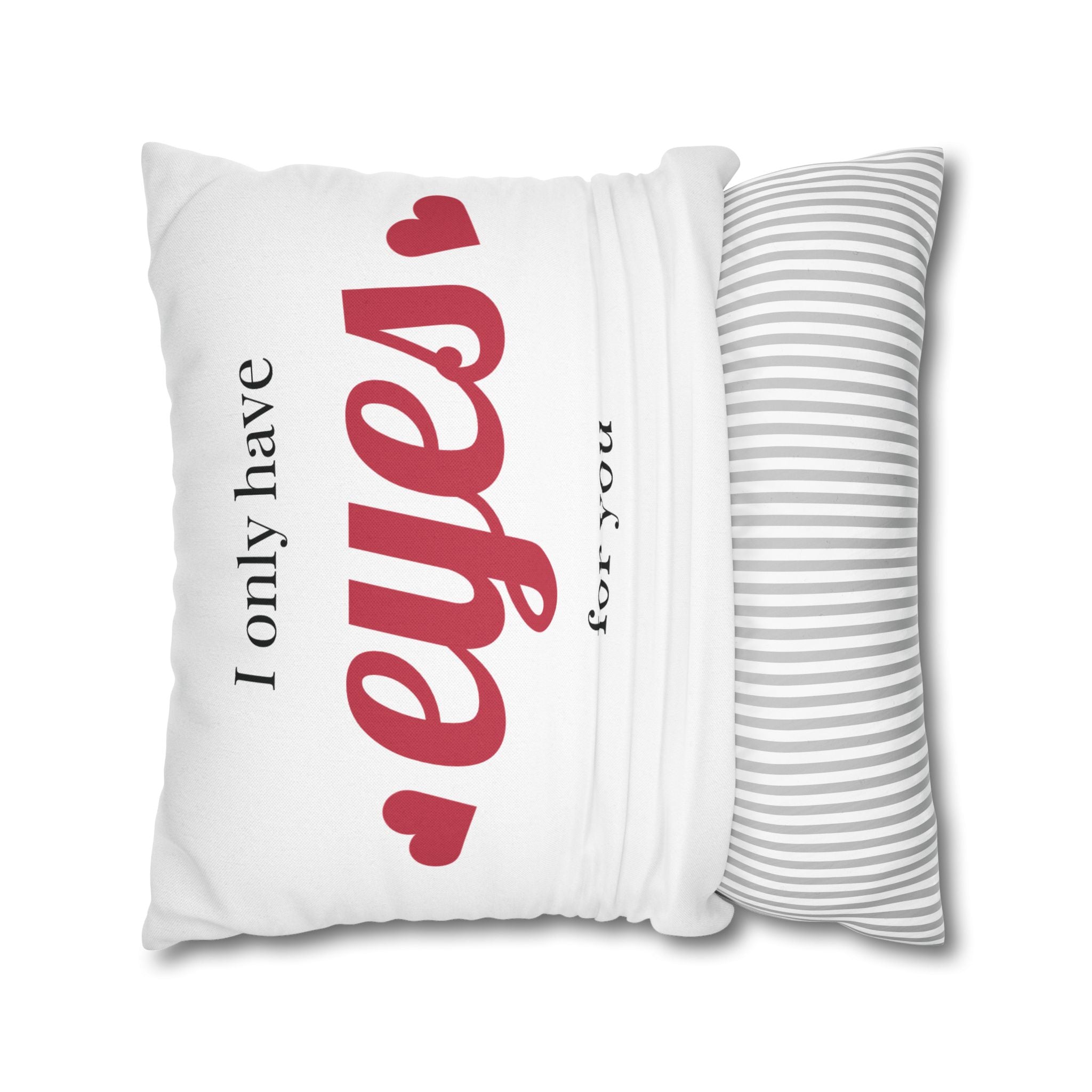 Heartfelt Pillowcase Gift for Couples, Bedroom Decor, Cozy Home Accessory, Funny Quotes, Valentine's Day, Love Gifts