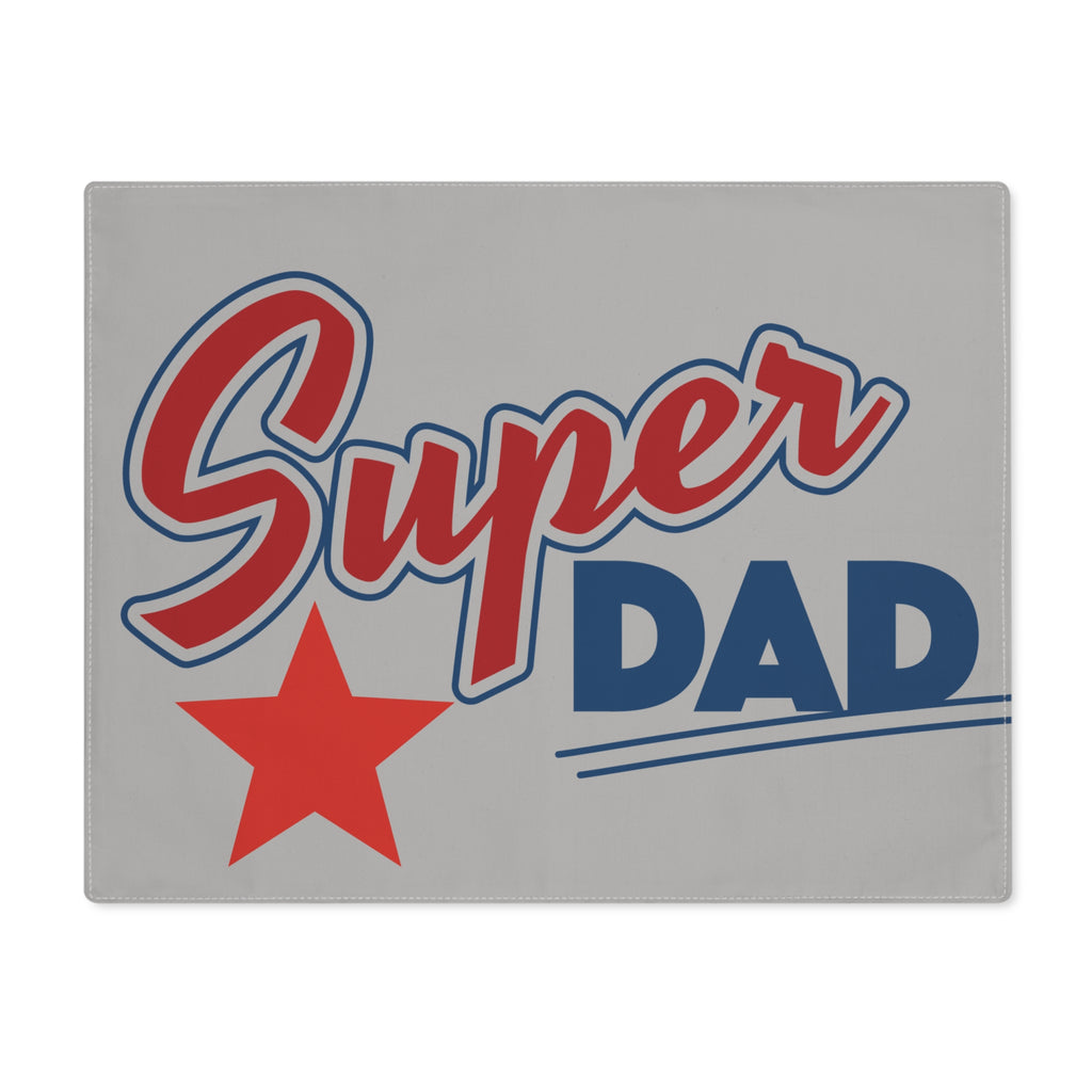 Super Dad Placemat - Perfect for Father's Day, Family Meals, Home Decor, Gifts for Dads, Kids' Table Settings