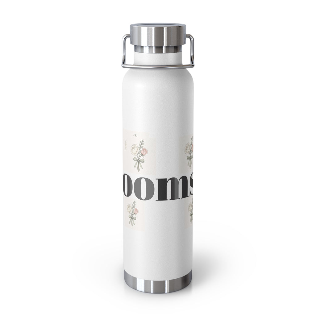 Stylish Insulated Water Bottle, 22oz Floral Stainless Steel, Great for Yoga, Hiking, Eco-Friendly Gifts for Her, Motivational Drinkware