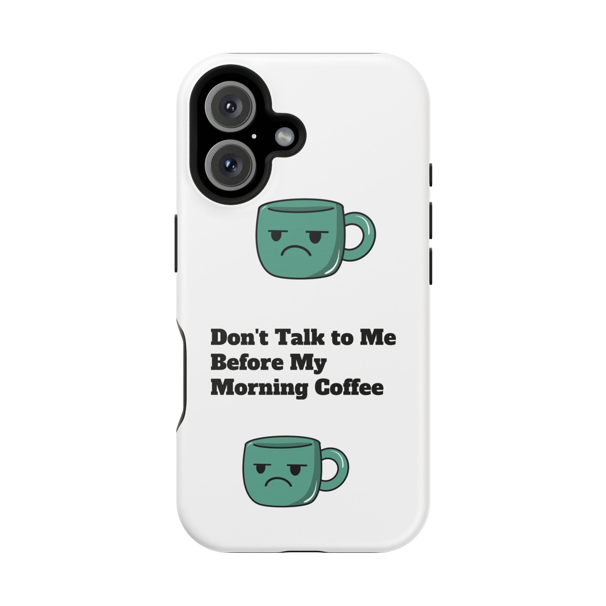 Coffee-Themed Magnetic Phone Cases, Funny Gift for Coffee Lovers, Morning Essential, Quirky Phone Accessories, Unique Merchandise