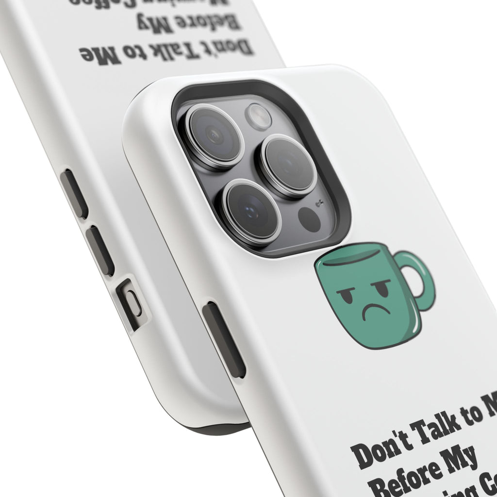 Coffee-Themed Magnetic Phone Cases, Funny Gift for Coffee Lovers, Morning Essential, Quirky Phone Accessories, Unique Merchandise