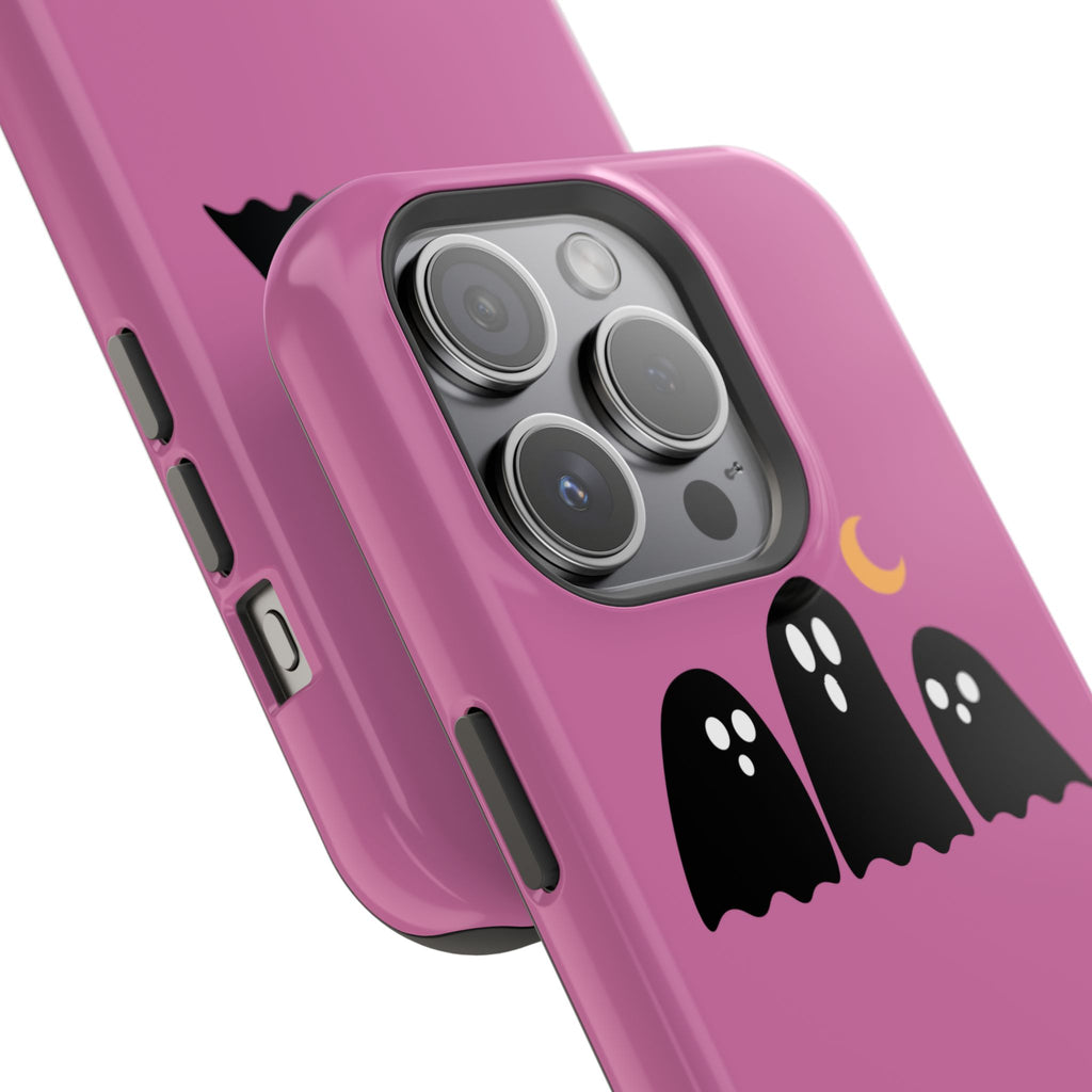 Ghostly Boo University Impact-Resistant Cases, Cute Phone Cover, Halloween Gift, College Student Accessory, Alumni Case