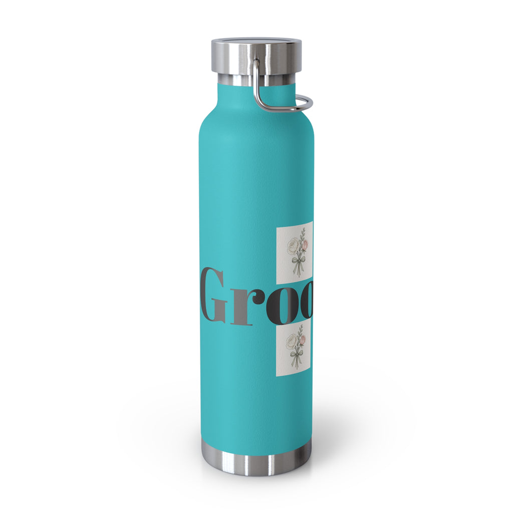 Stylish Insulated Water Bottle, 22oz Floral Stainless Steel, Great for Yoga, Hiking, Eco-Friendly Gifts for Her, Motivational Drinkware