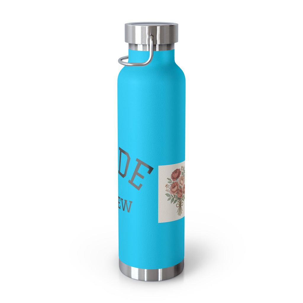 Bride Crew Insulated Water Bottle | Wedding Gift, Bridal Party Favor, Engagement Party, Floral Design, Eco-Friendly Beverage Container