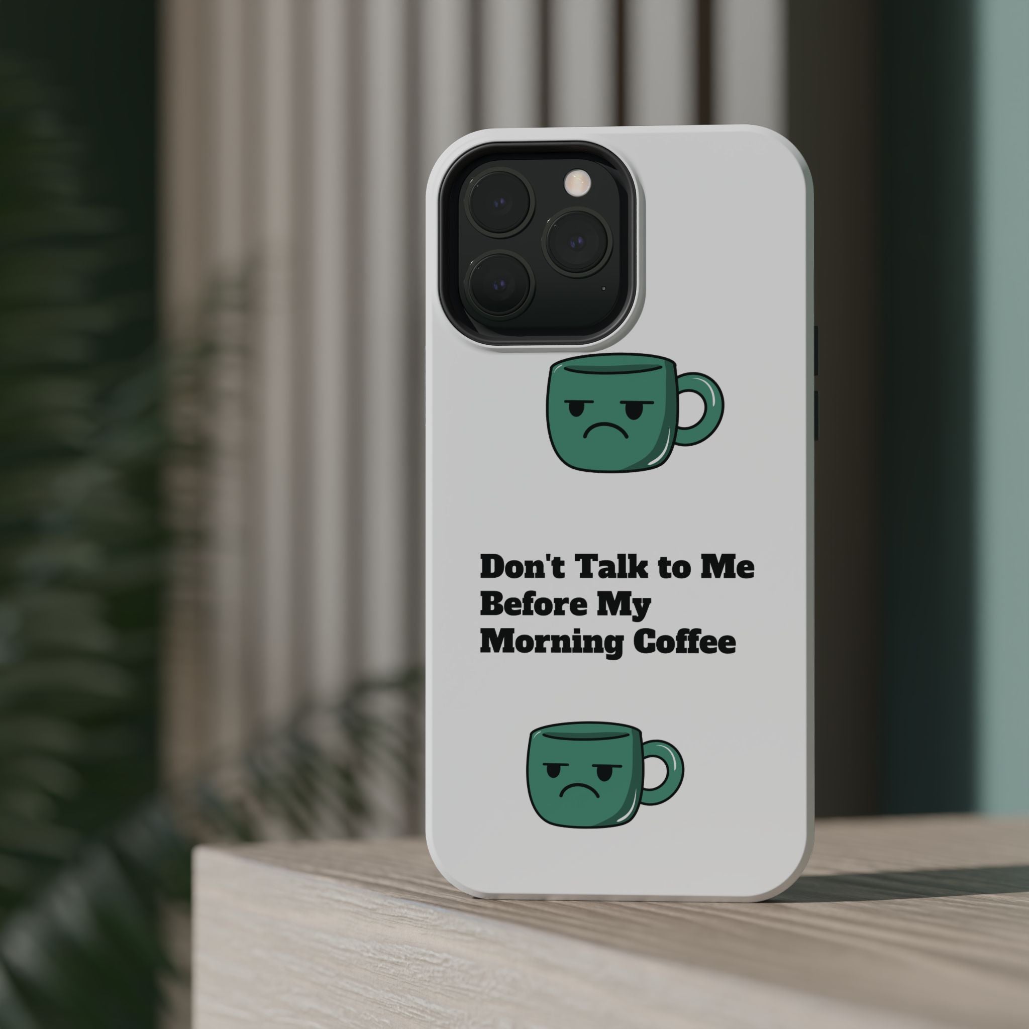 Coffee-Themed Magnetic Phone Cases, Funny Gift for Coffee Lovers, Morning Essential, Quirky Phone Accessories, Unique Merchandise