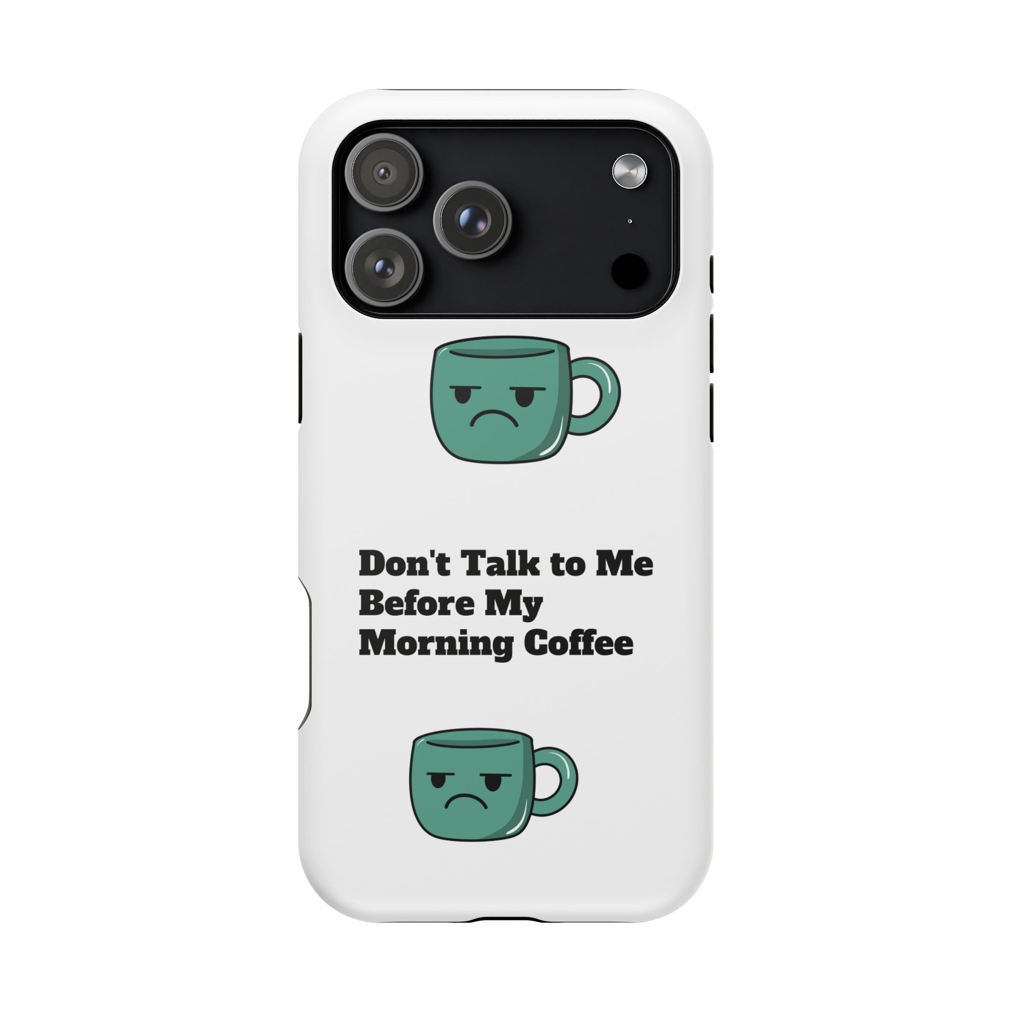 Coffee-Themed Magnetic Phone Cases, Funny Gift for Coffee Lovers, Morning Essential, Quirky Phone Accessories, Unique Merchandise