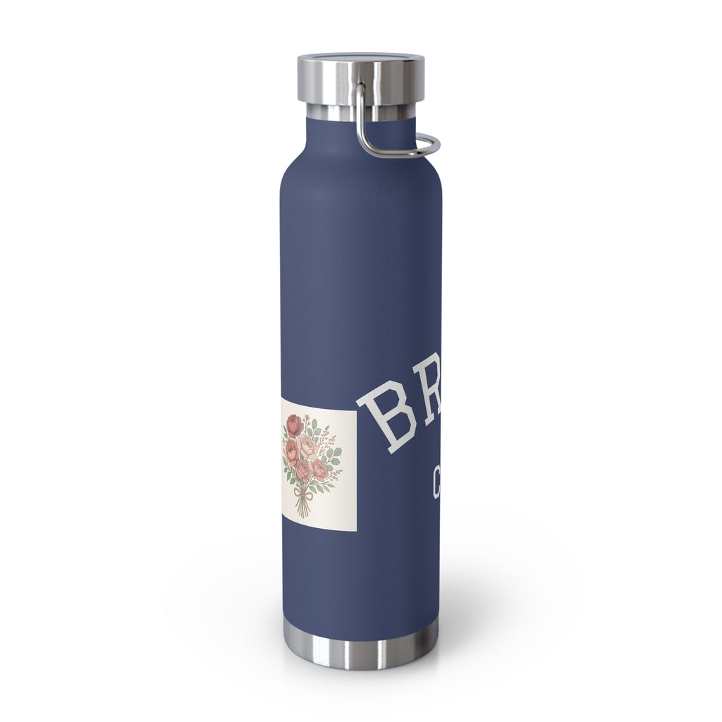 Bride Crew Insulated Water Bottle | Wedding Gift, Bridal Party Favor, Engagement Party, Floral Design, Eco-Friendly Beverage Container