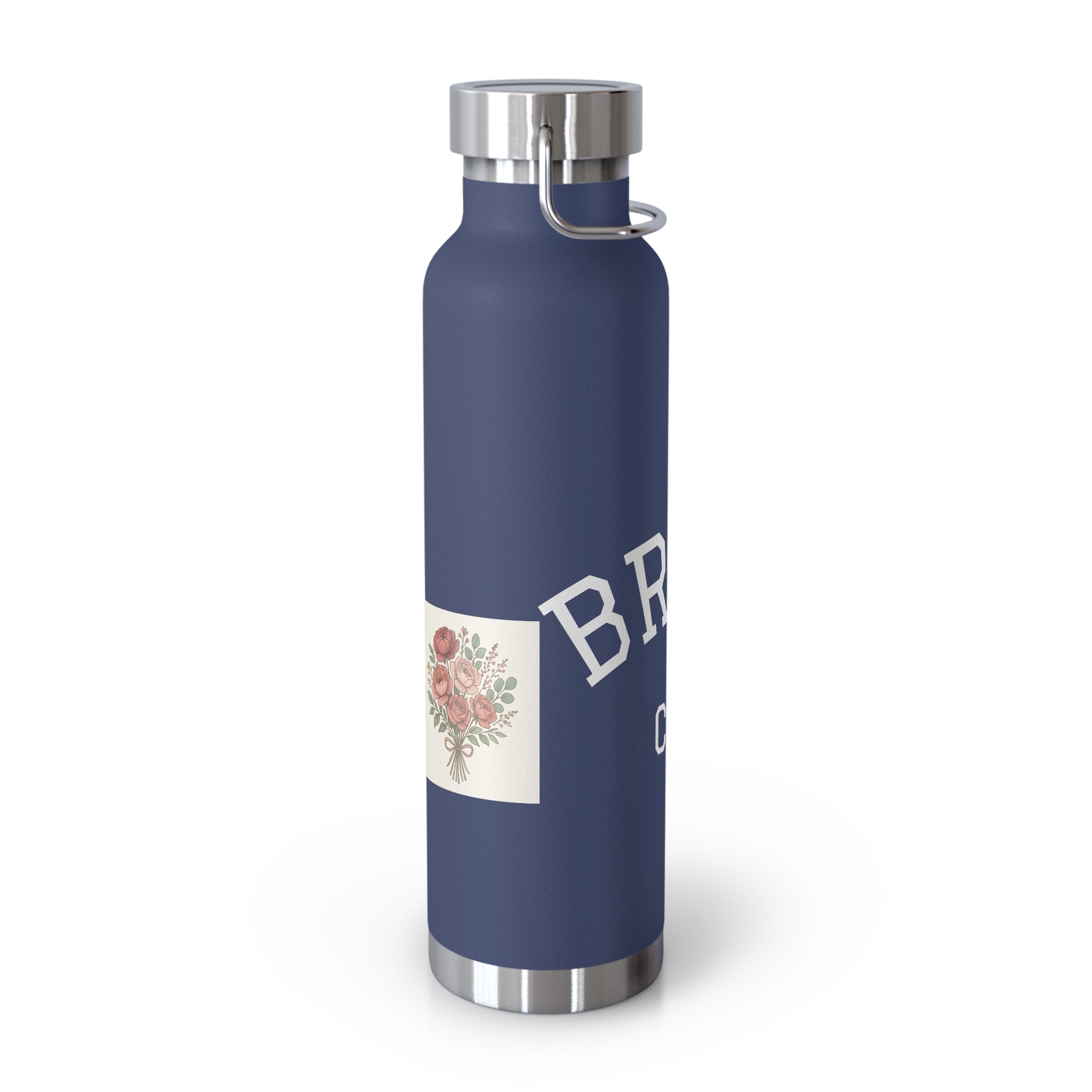 Bride Crew Insulated Water Bottle | Wedding Gift, Bridal Party Favor, Engagement Party, Floral Design, Eco-Friendly Beverage Container