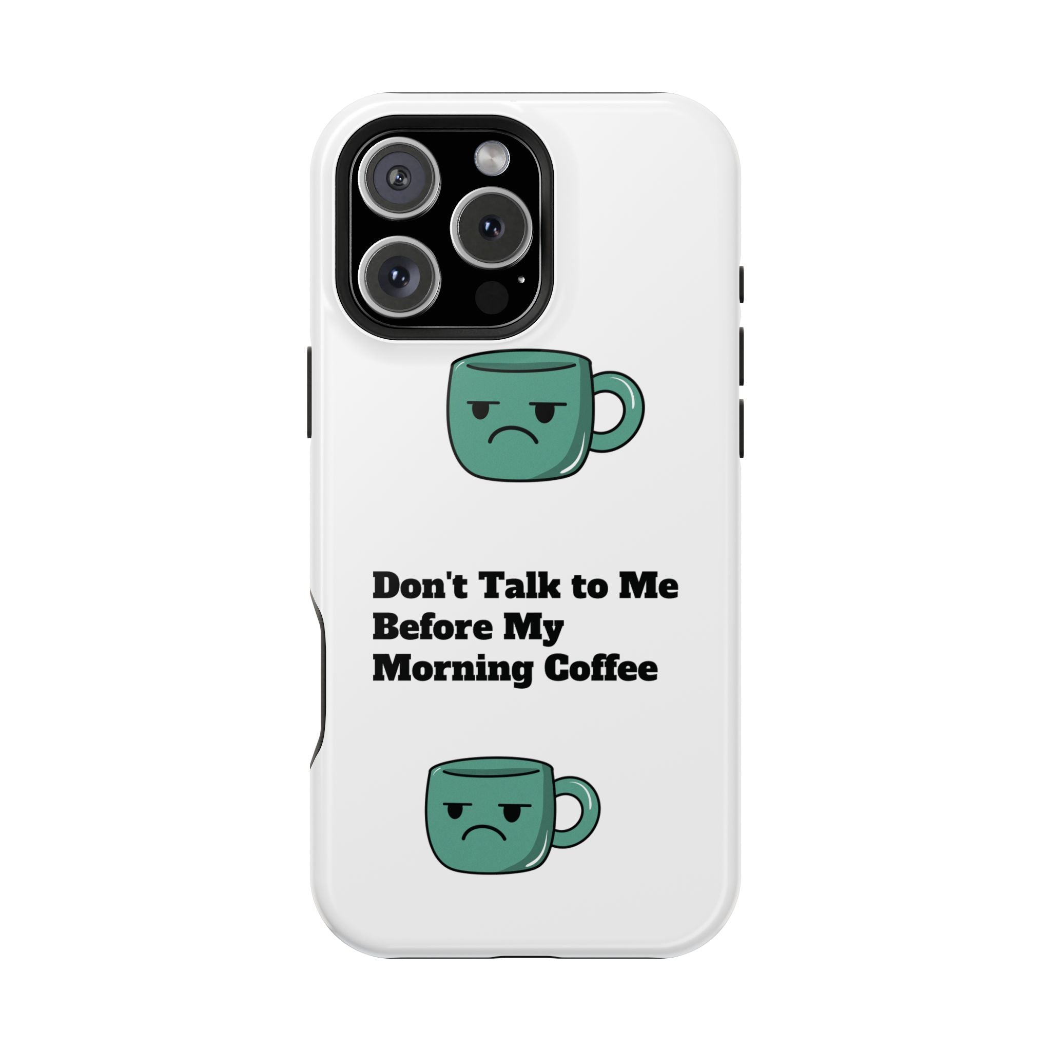 Coffee-Themed Magnetic Phone Cases, Funny Gift for Coffee Lovers, Morning Essential, Quirky Phone Accessories, Unique Merchandise