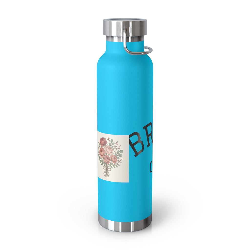 Bride Crew Insulated Water Bottle | Wedding Gift, Bridal Party Favor, Engagement Party, Floral Design, Eco-Friendly Beverage Container