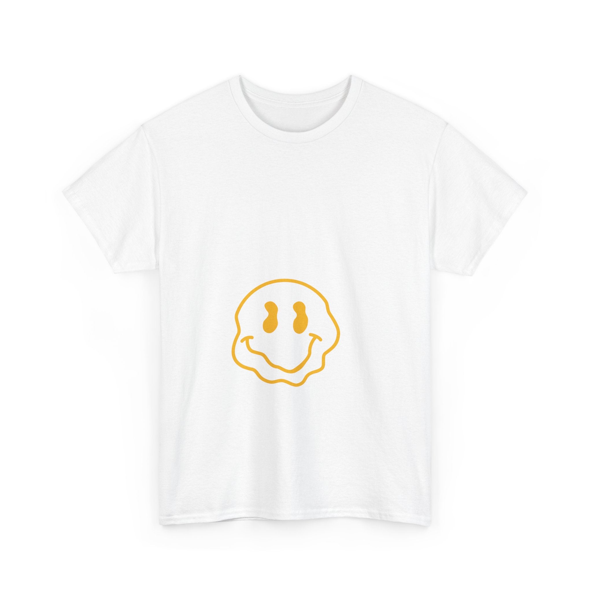 Happy Face Cotton Tee | Fun Graphic Shirt | Unisex T-Shirt for Casual Wear, Gifts, Festivals, Everyday Fashion