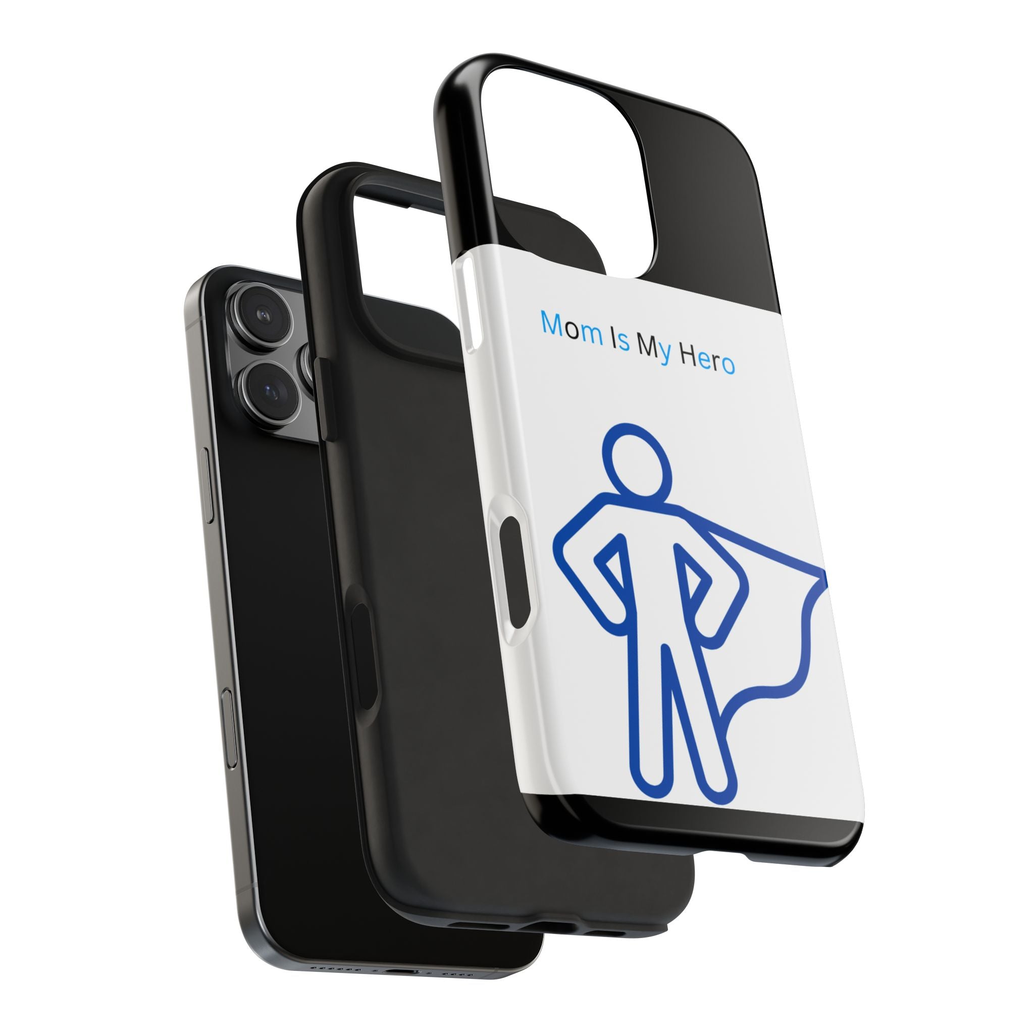 Mom Is My Hero Tough Phone Cases | Gifts for Moms, Hero Phone Cover, Durable Phone Case, Mother's Day, Super Mom Gift