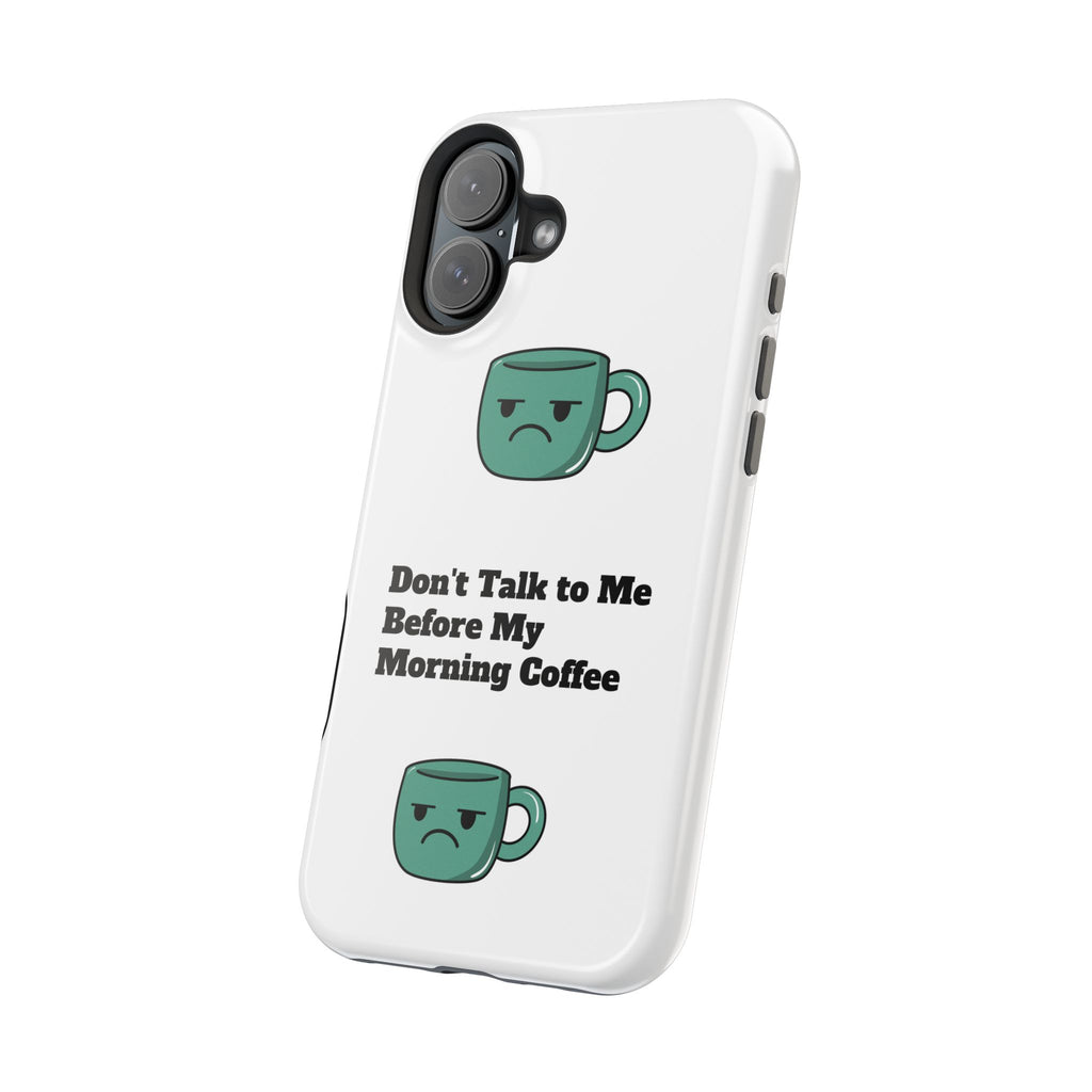 Coffee-Themed Magnetic Phone Cases, Funny Gift for Coffee Lovers, Morning Essential, Quirky Phone Accessories, Unique Merchandise