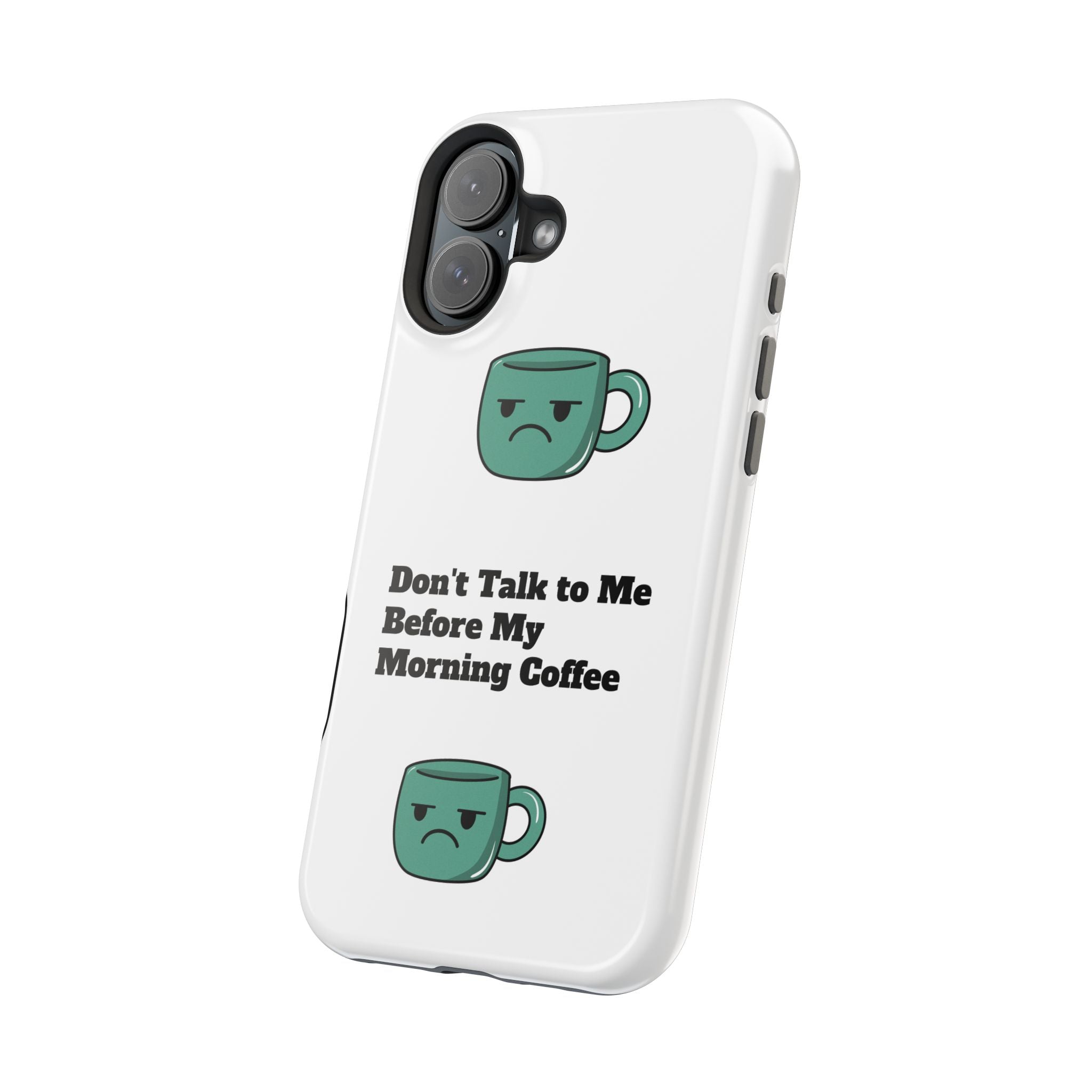 Coffee-Themed Magnetic Phone Cases, Funny Gift for Coffee Lovers, Morning Essential, Quirky Phone Accessories, Unique Merchandise