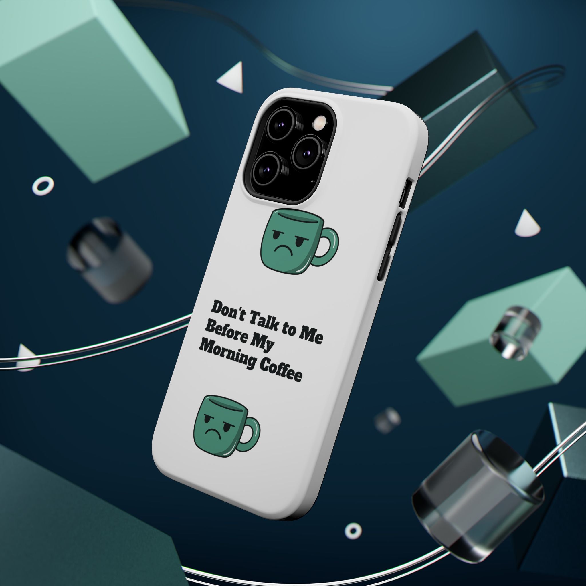 Coffee-Themed Magnetic Phone Cases, Funny Gift for Coffee Lovers, Morning Essential, Quirky Phone Accessories, Unique Merchandise