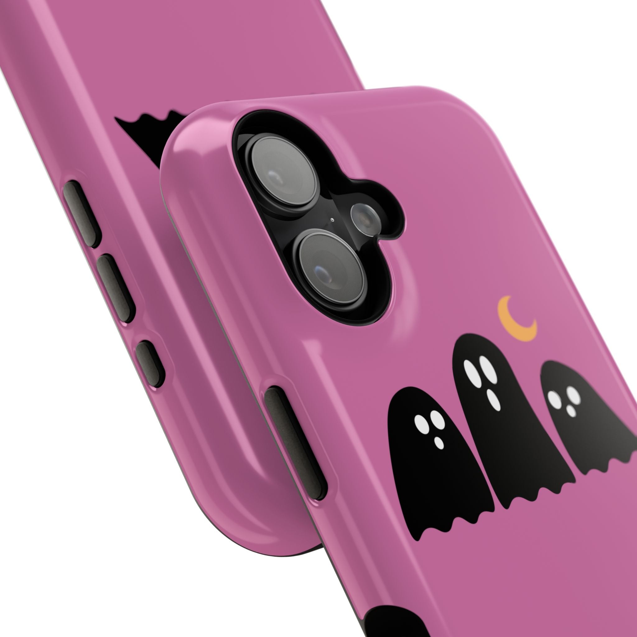 Ghostly Boo University Impact-Resistant Cases, Cute Phone Cover, Halloween Gift, College Student Accessory, Alumni Case