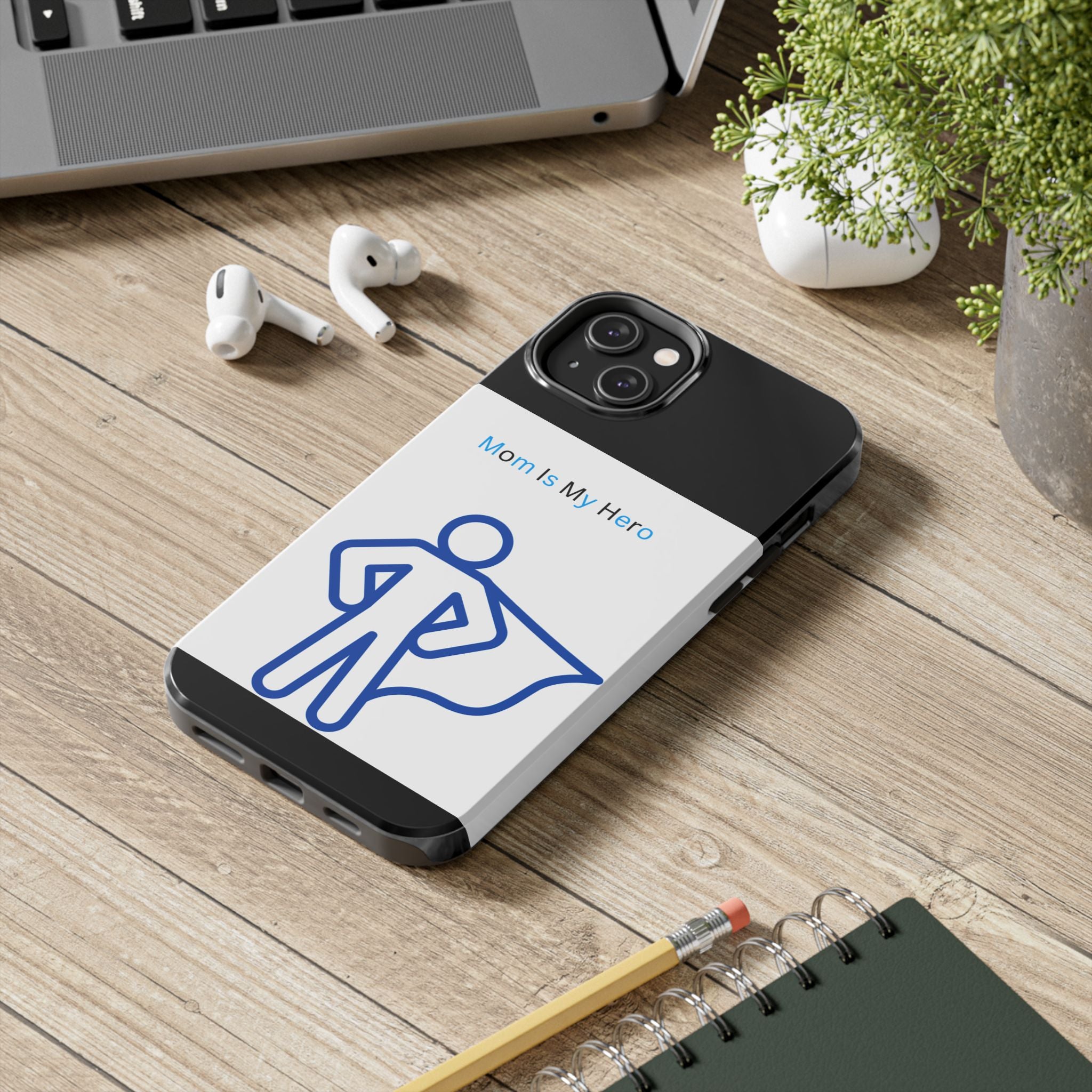 Mom Is My Hero Tough Phone Cases | Gifts for Moms, Hero Phone Cover, Durable Phone Case, Mother's Day, Super Mom Gift