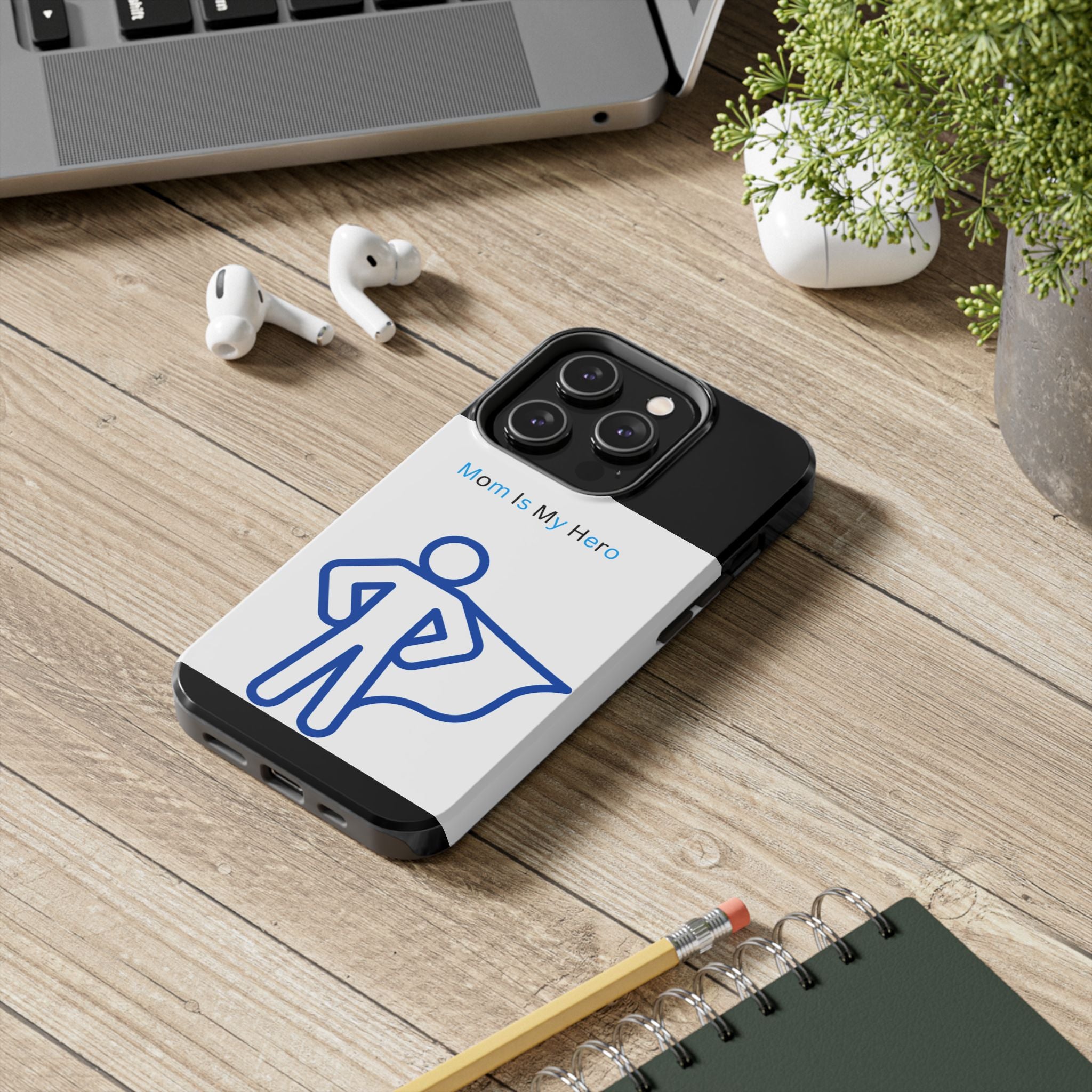 Mom Is My Hero Tough Phone Cases | Gifts for Moms, Hero Phone Cover, Durable Phone Case, Mother's Day, Super Mom Gift