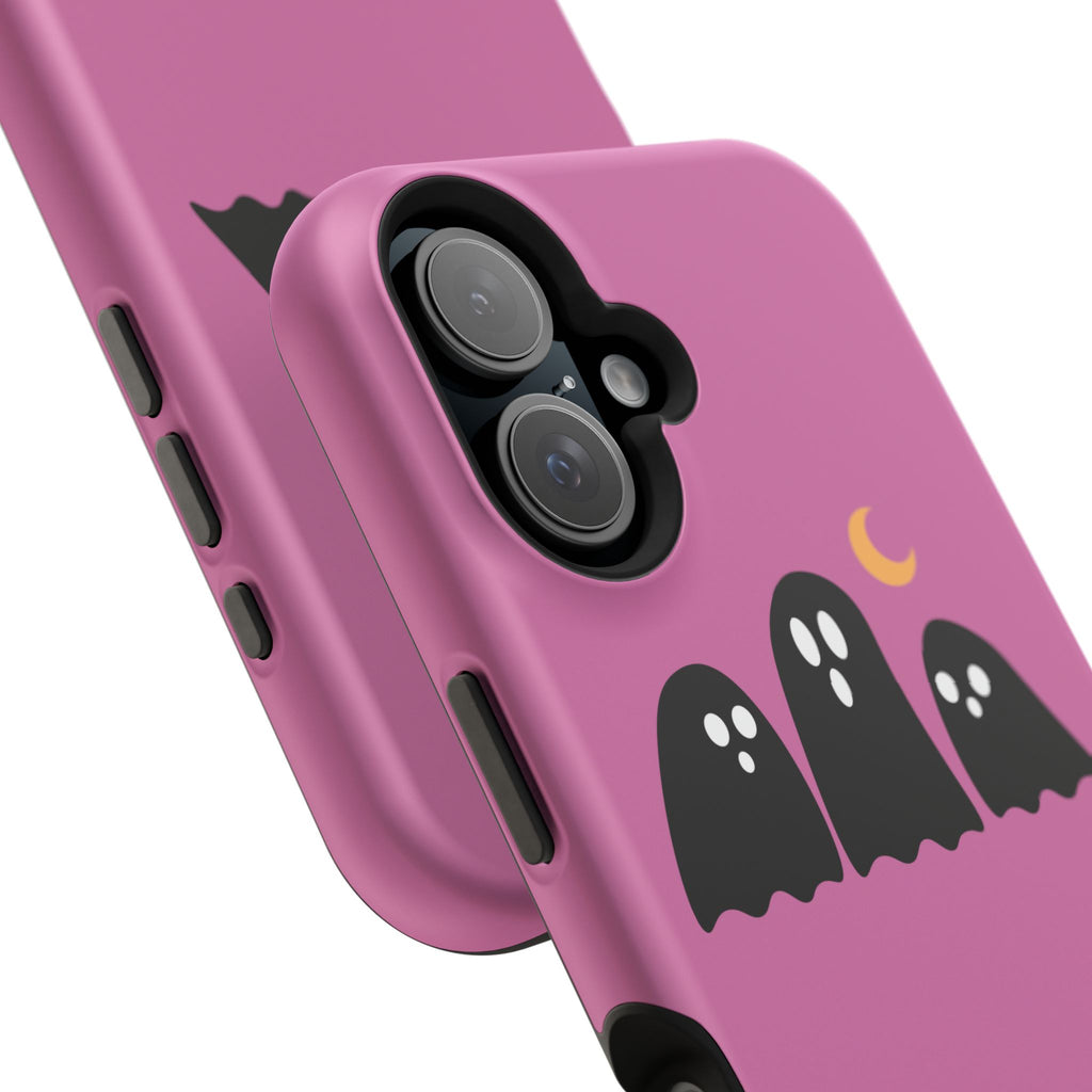 Ghostly Boo University Impact-Resistant Cases, Cute Phone Cover, Halloween Gift, College Student Accessory, Alumni Case