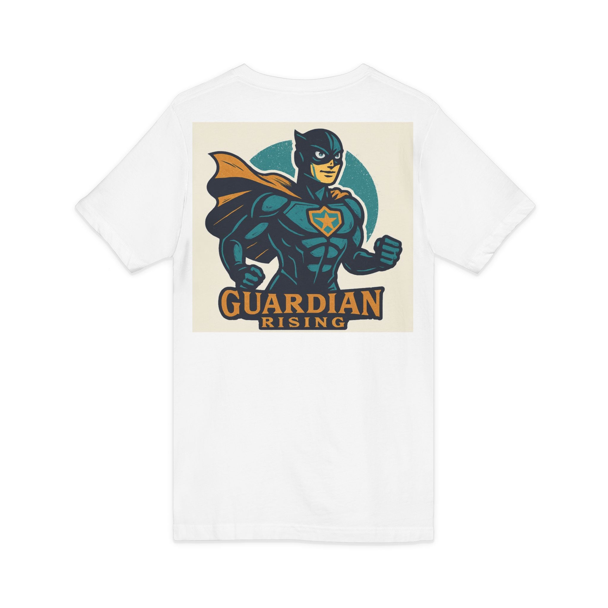 Super Dad V-Neck Tee, Unisex Father's Day Shirt, Gift for Dads, Superhero Dad T-Shirt, Casual Daily Wear, Guardian Rising Tee