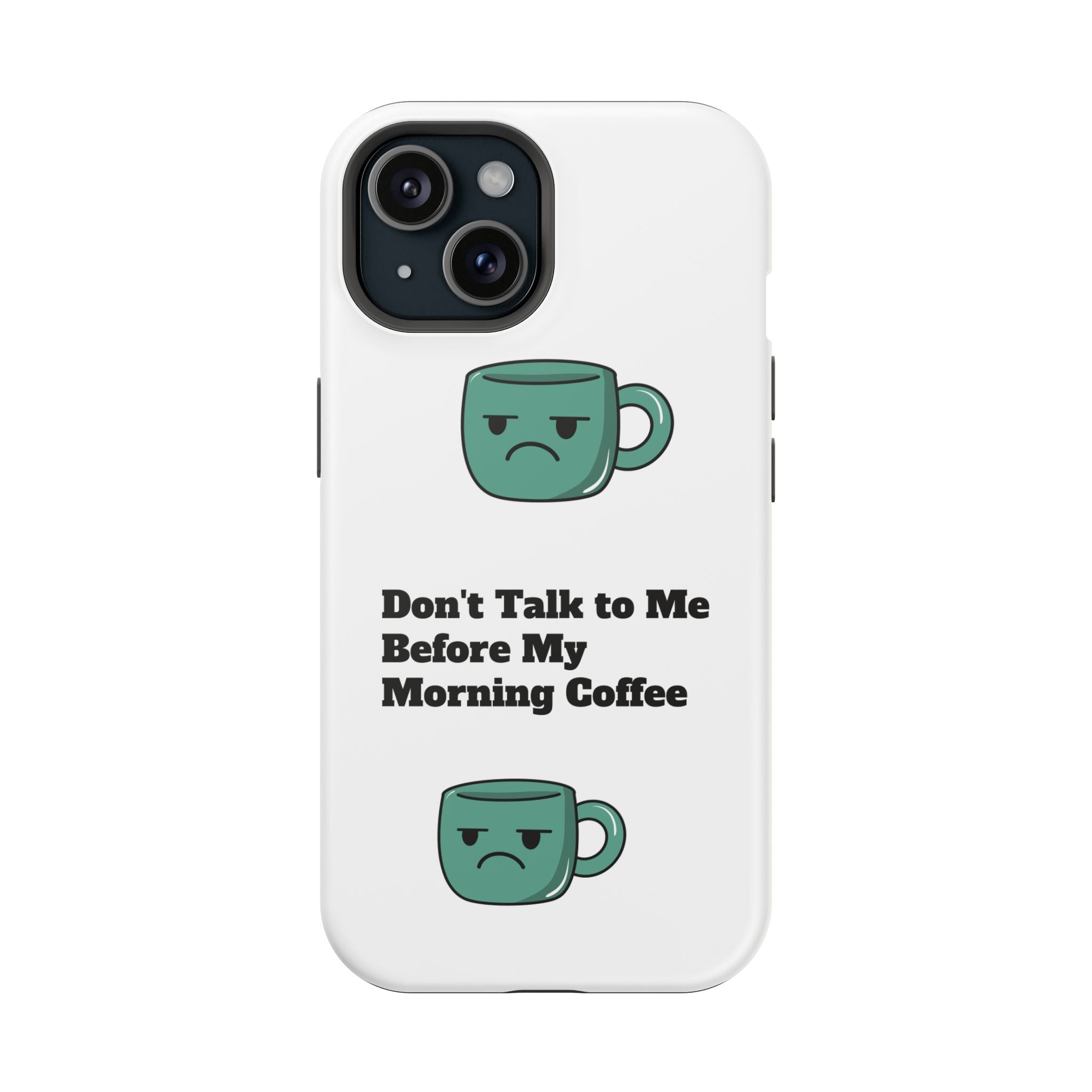 Coffee-Themed Magnetic Phone Cases, Funny Gift for Coffee Lovers, Morning Essential, Quirky Phone Accessories, Unique Merchandise