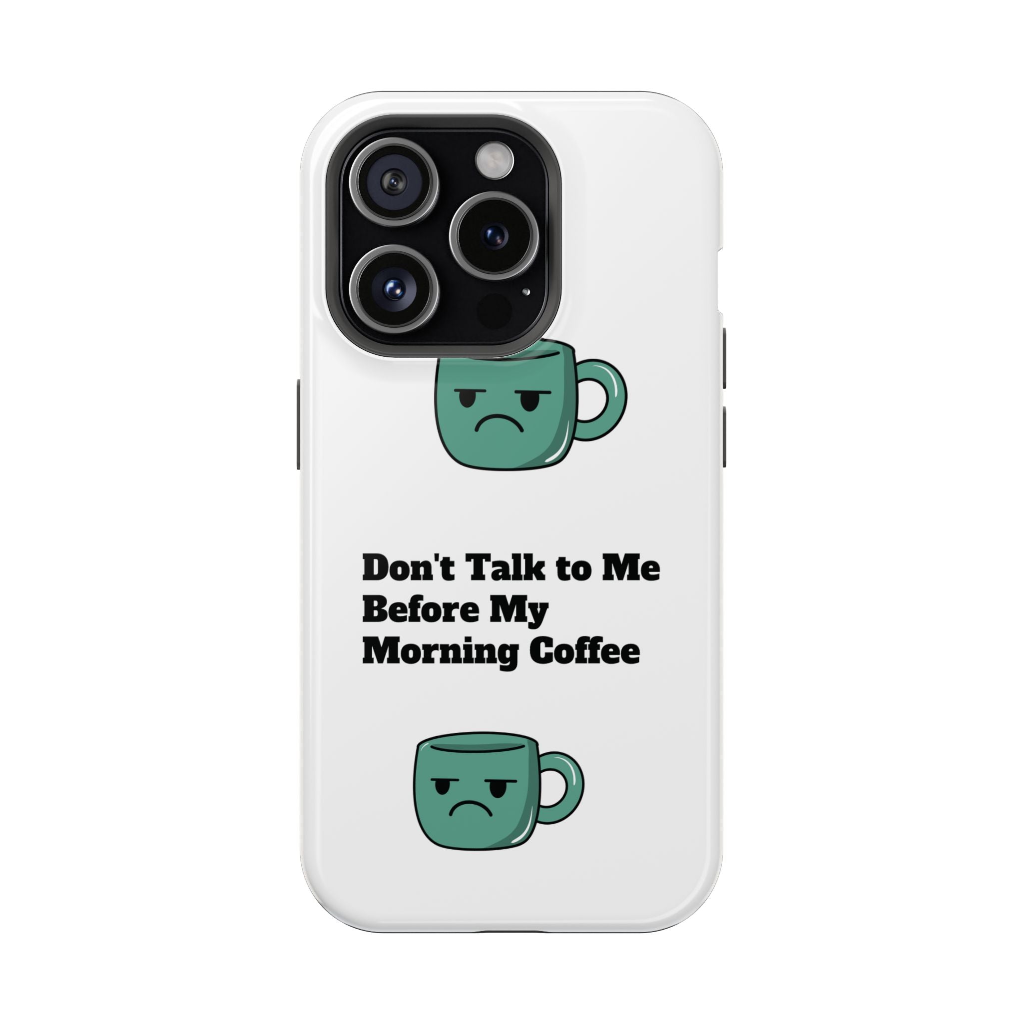 Coffee-Themed Magnetic Phone Cases, Funny Gift for Coffee Lovers, Morning Essential, Quirky Phone Accessories, Unique Merchandise