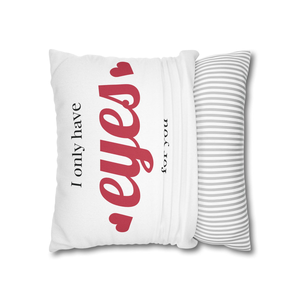 Heartfelt Pillowcase Gift for Couples, Bedroom Decor, Cozy Home Accessory, Funny Quotes, Valentine's Day, Love Gifts