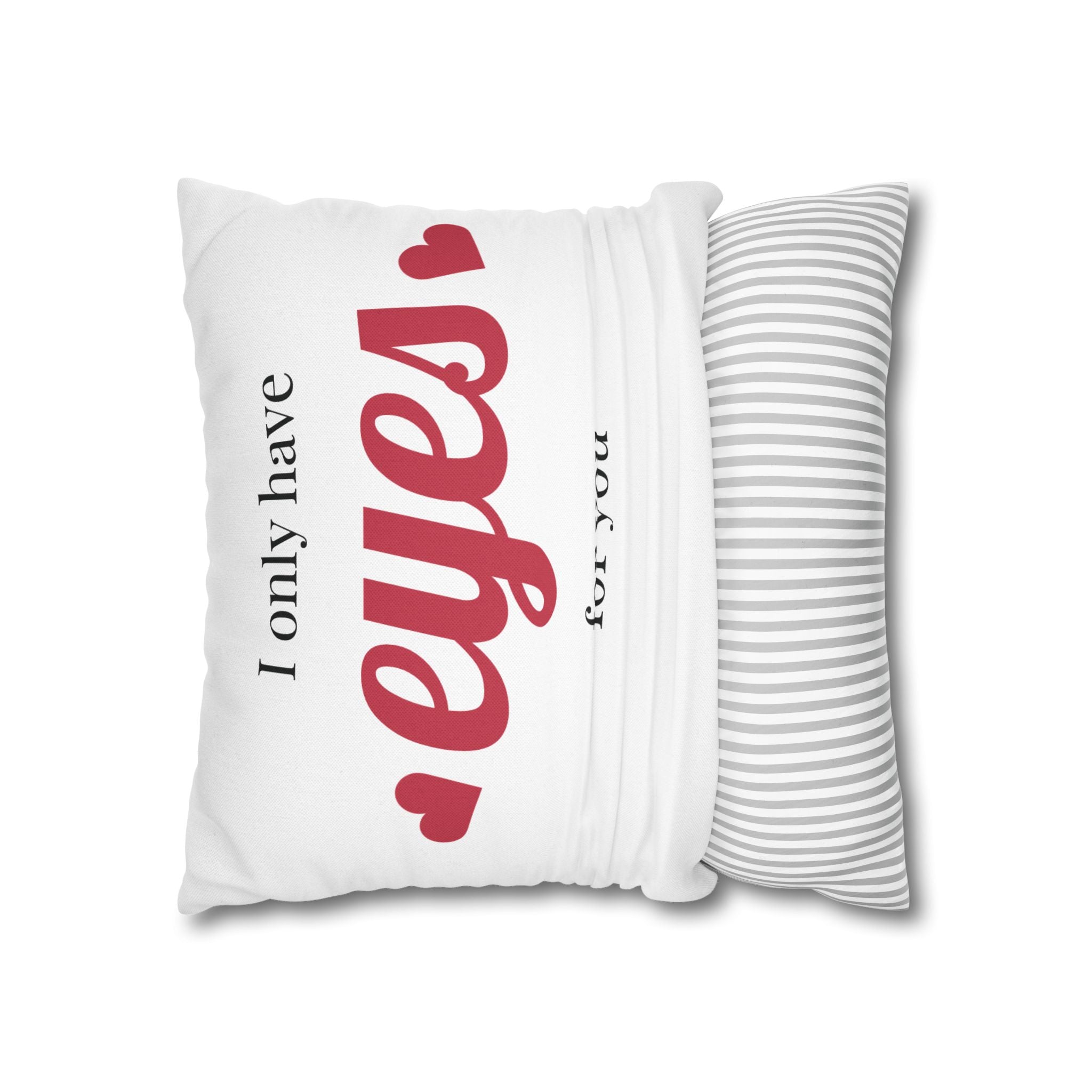 Heartfelt Pillowcase Gift for Couples, Bedroom Decor, Cozy Home Accessory, Funny Quotes, Valentine's Day, Love Gifts