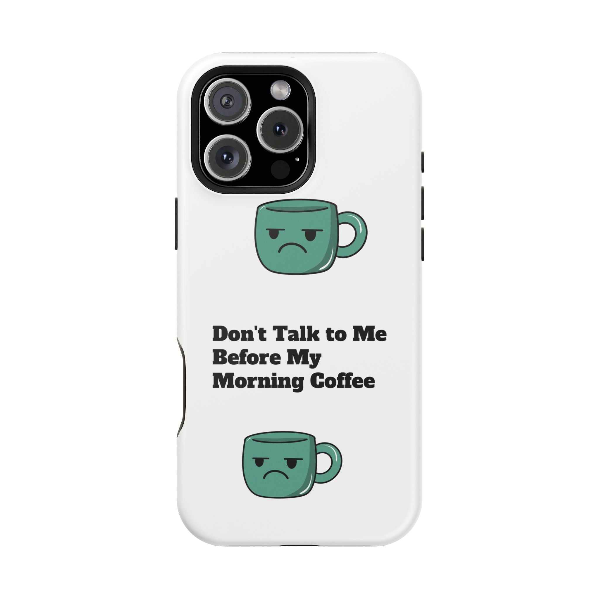 Coffee-Themed Magnetic Phone Cases, Funny Gift for Coffee Lovers, Morning Essential, Quirky Phone Accessories, Unique Merchandise