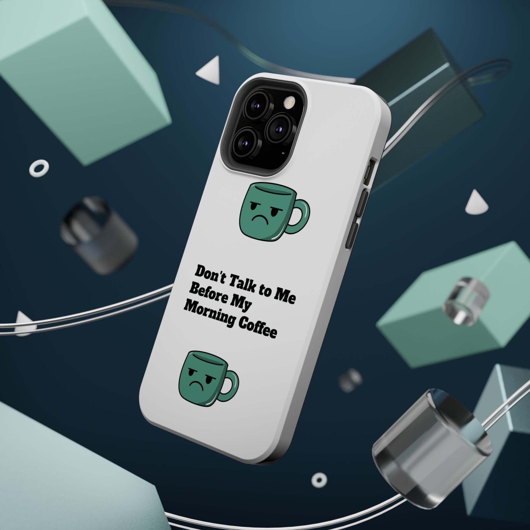 Coffee-Themed Magnetic Phone Cases, Funny Gift for Coffee Lovers, Morning Essential, Quirky Phone Accessories, Unique Merchandise
