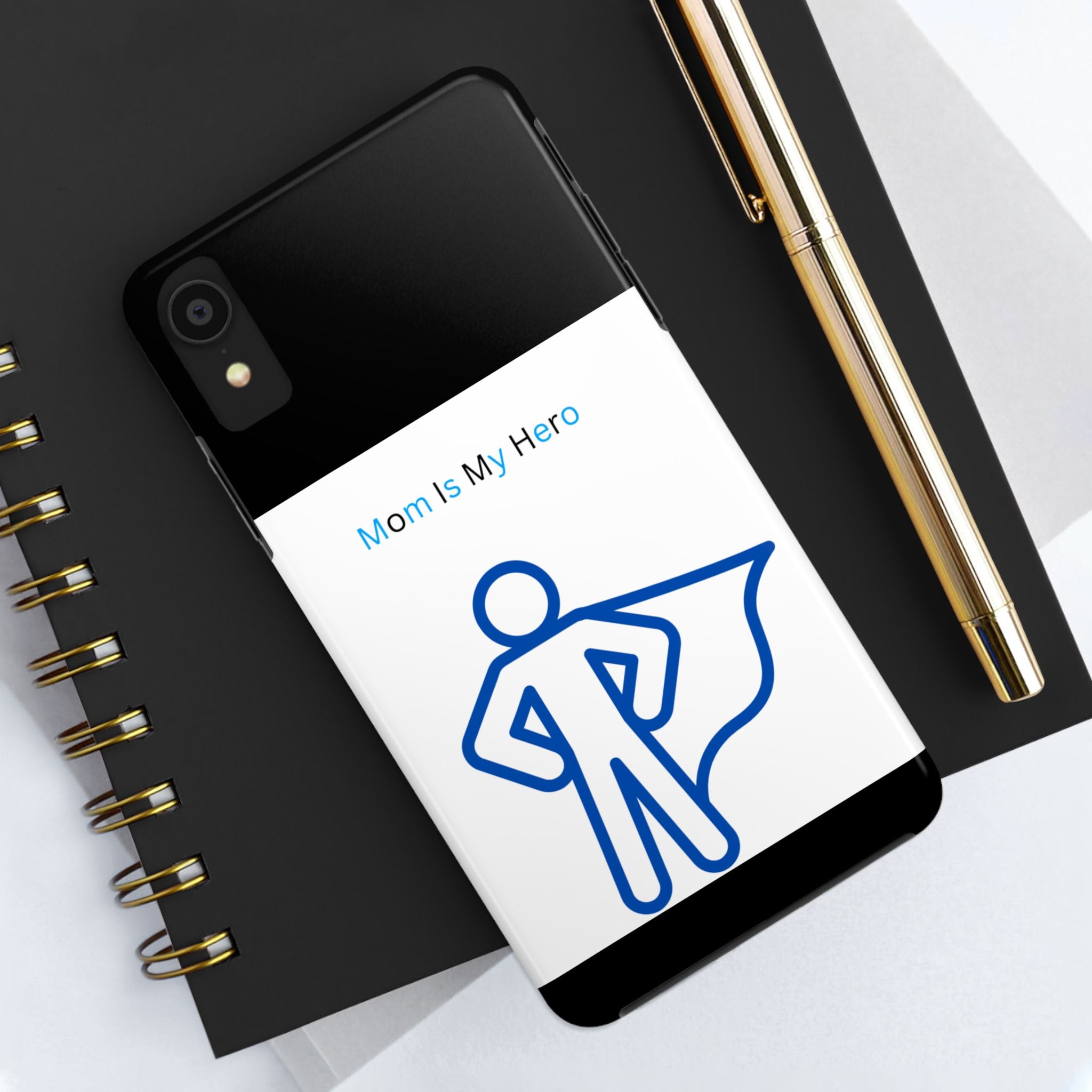 Mom Is My Hero Tough Phone Cases | Gifts for Moms, Hero Phone Cover, Durable Phone Case, Mother's Day, Super Mom Gift
