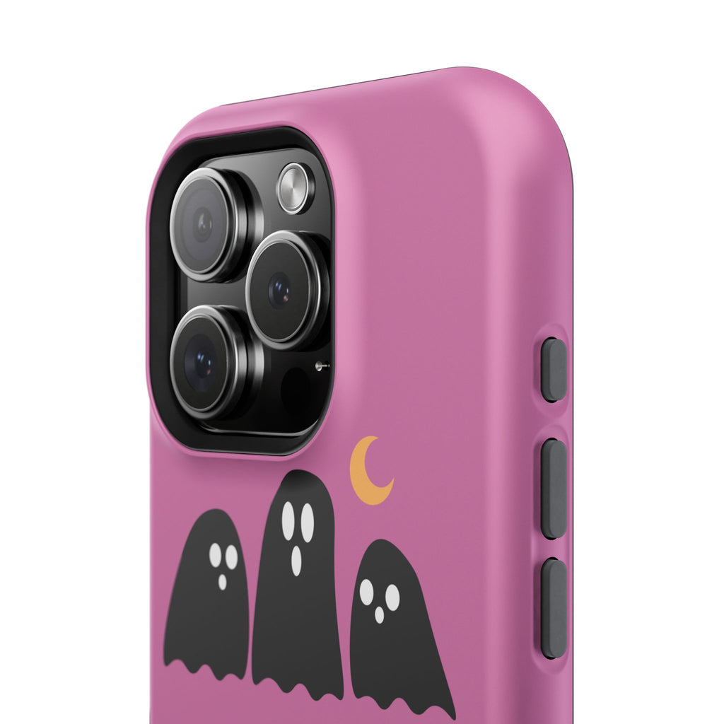 Ghostly Boo University Impact-Resistant Cases, Cute Phone Cover, Halloween Gift, College Student Accessory, Alumni Case