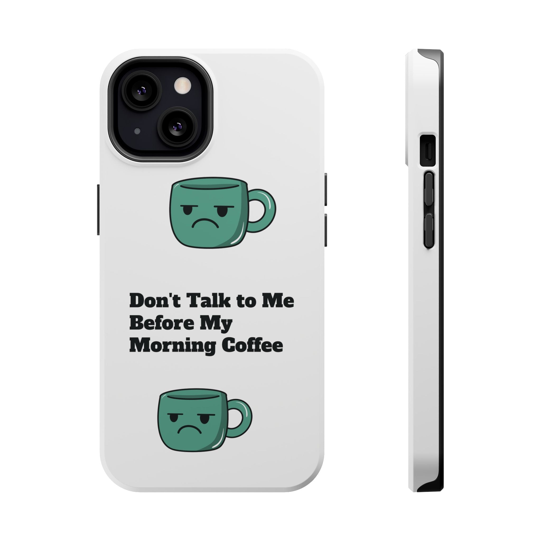 Coffee-Themed Magnetic Phone Cases, Funny Gift for Coffee Lovers, Morning Essential, Quirky Phone Accessories, Unique Merchandise