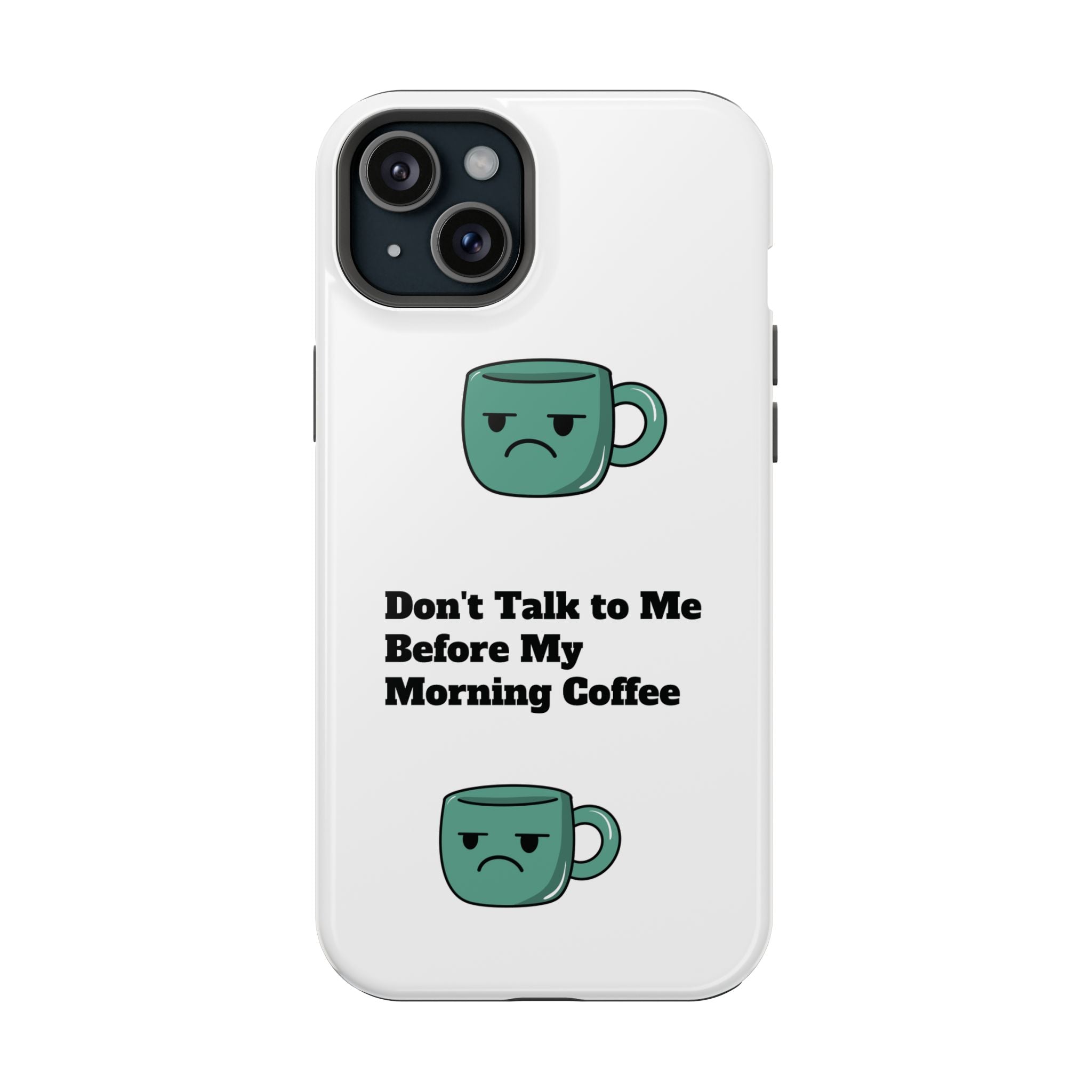 Coffee-Themed Magnetic Phone Cases, Funny Gift for Coffee Lovers, Morning Essential, Quirky Phone Accessories, Unique Merchandise
