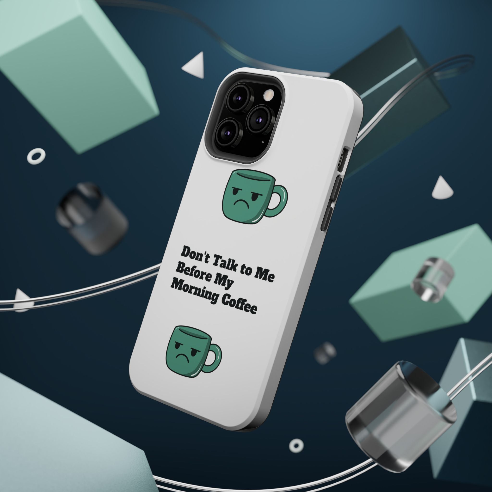Coffee-Themed Magnetic Phone Cases, Funny Gift for Coffee Lovers, Morning Essential, Quirky Phone Accessories, Unique Merchandise
