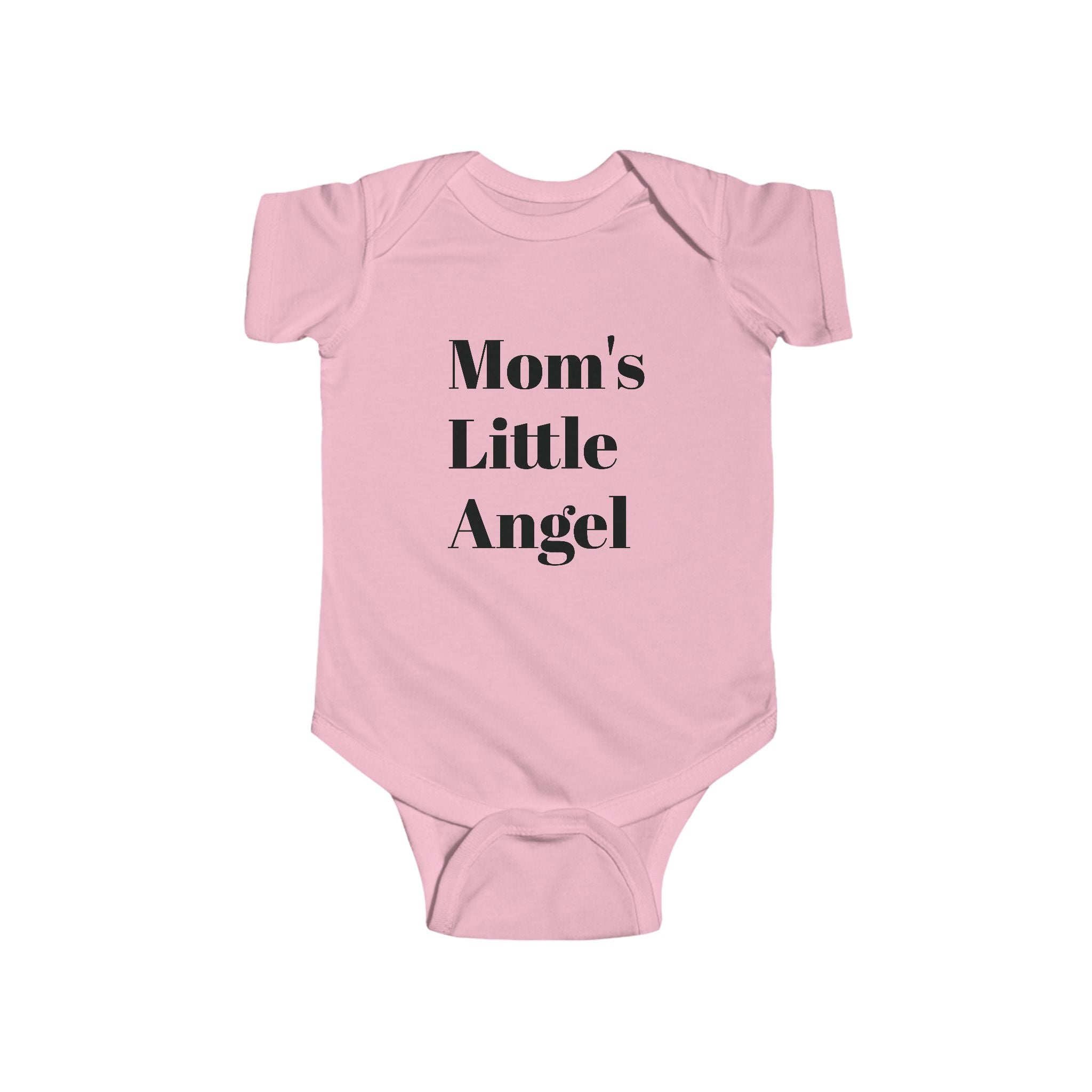 Mom's Little Angel Infant Bodysuit | Cute Baby Outfit, Baby Shower Gift, Newborn Clothes, Angel Themed Onesie, Personalized Baby Gift