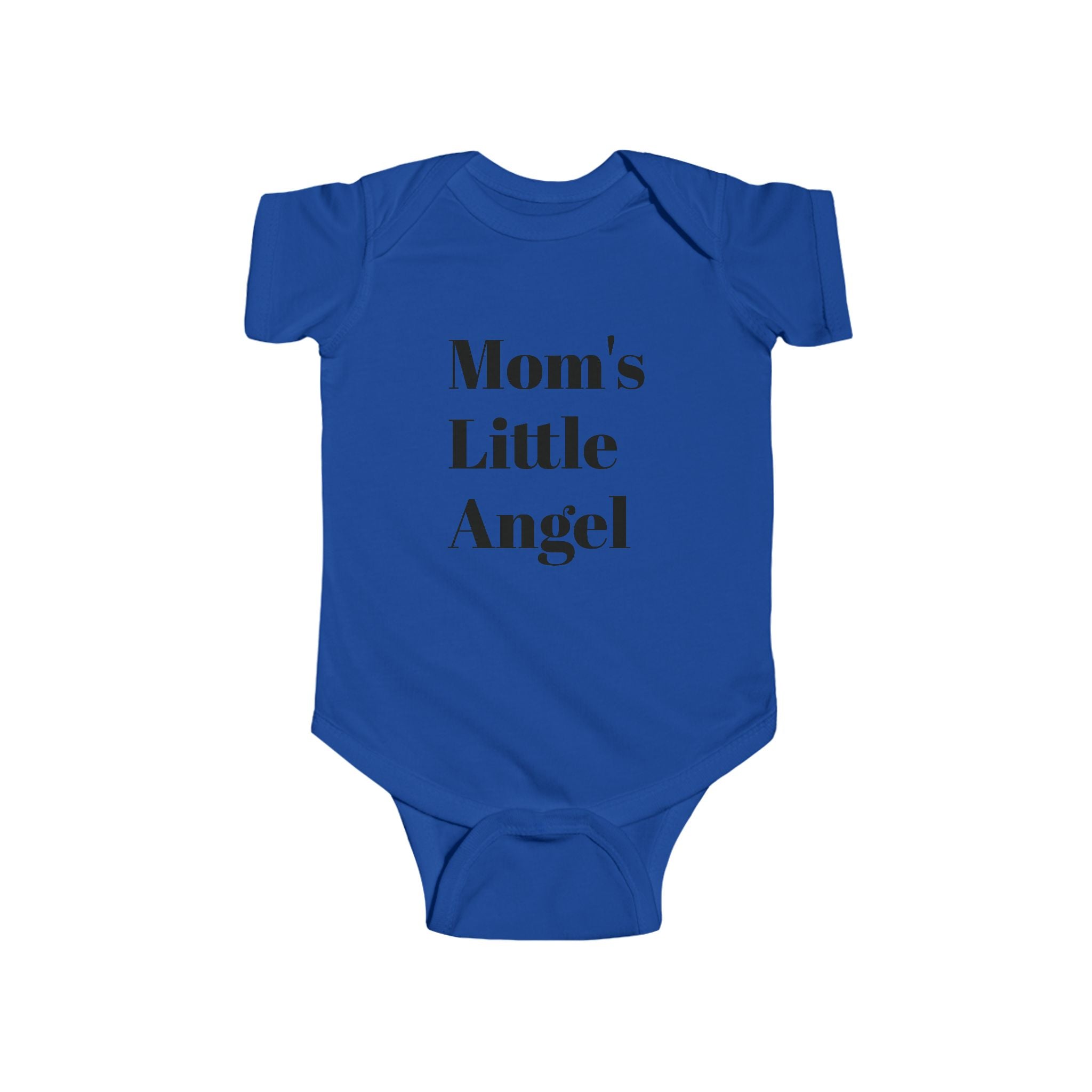 Mom's Little Angel Infant Bodysuit | Cute Baby Outfit, Baby Shower Gift, Newborn Clothes, Angel Themed Onesie, Personalized Baby Gift