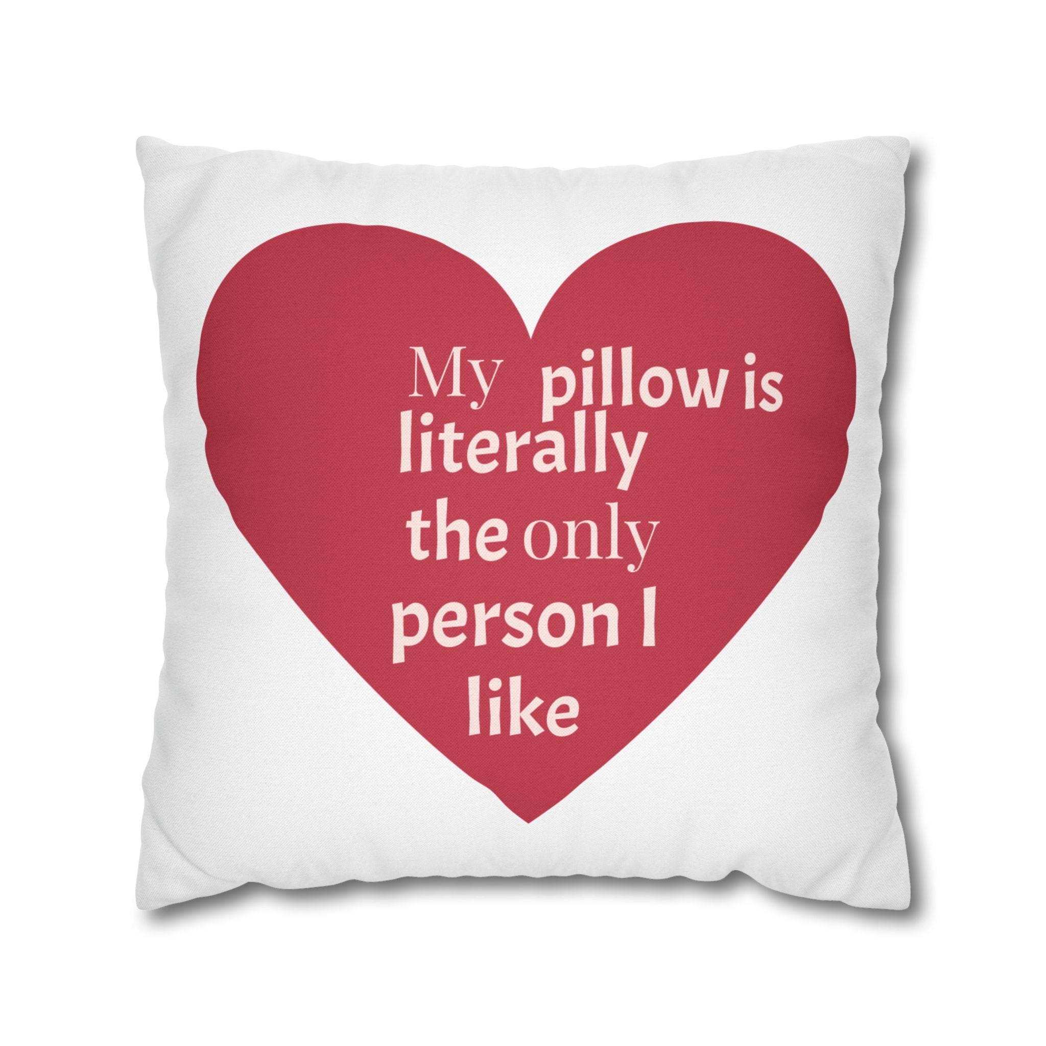 Heartfelt Pillowcase Gift for Couples, Bedroom Decor, Cozy Home Accessory, Funny Quotes, Valentine's Day, Love Gifts