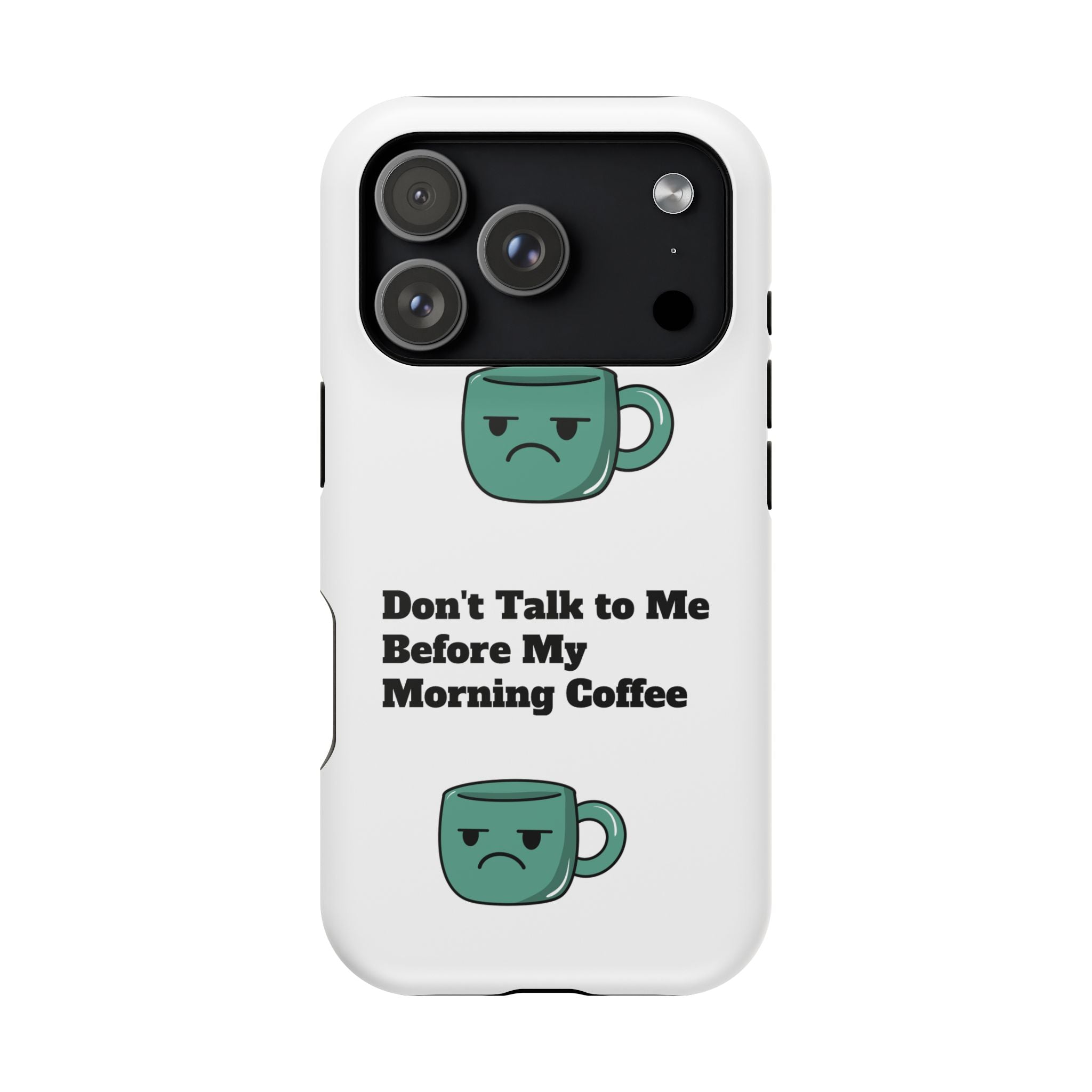 Coffee-Themed Magnetic Phone Cases, Funny Gift for Coffee Lovers, Morning Essential, Quirky Phone Accessories, Unique Merchandise