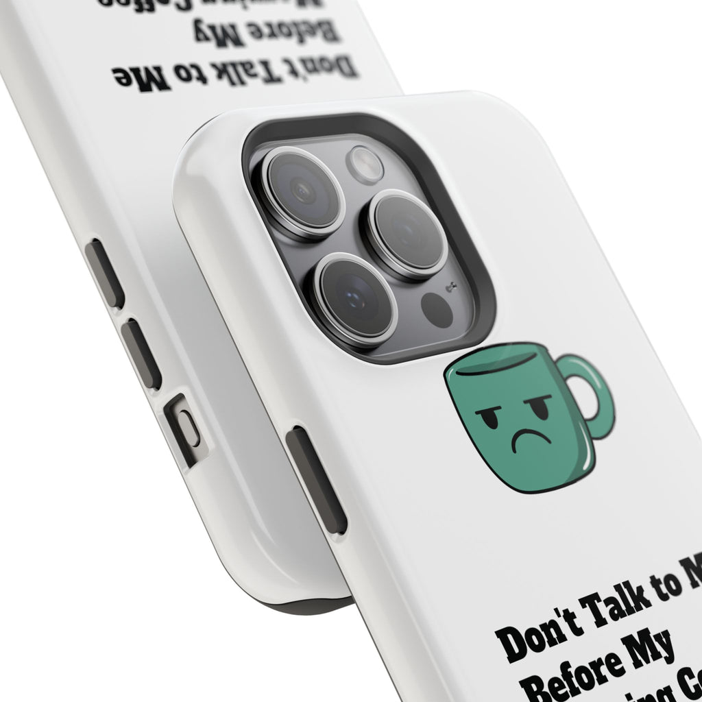 Coffee-Themed Magnetic Phone Cases, Funny Gift for Coffee Lovers, Morning Essential, Quirky Phone Accessories, Unique Merchandise
