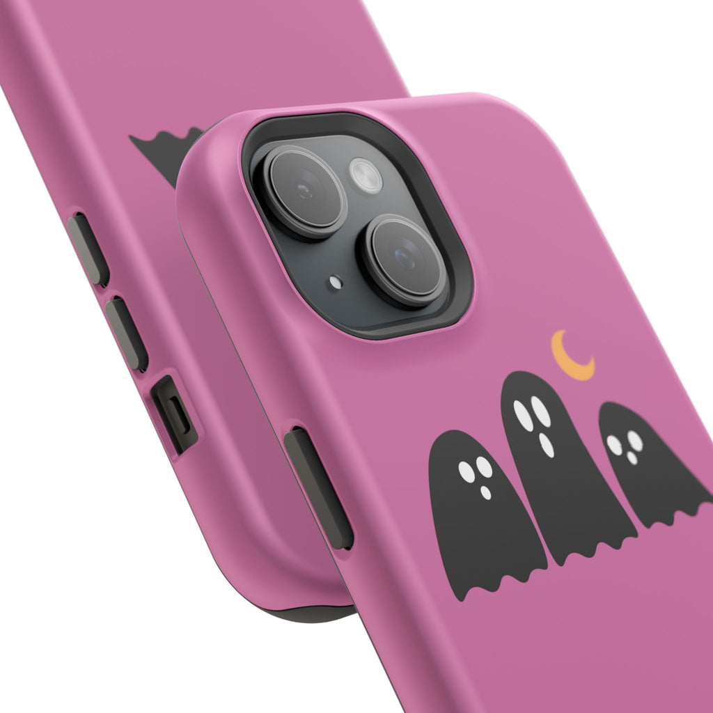 Ghostly Boo University Impact-Resistant Cases, Cute Phone Cover, Halloween Gift, College Student Accessory, Alumni Case