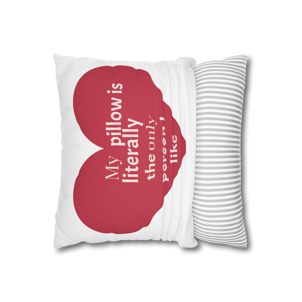 Heartfelt Pillowcase Gift for Couples, Bedroom Decor, Cozy Home Accessory, Funny Quotes, Valentine's Day, Love Gifts