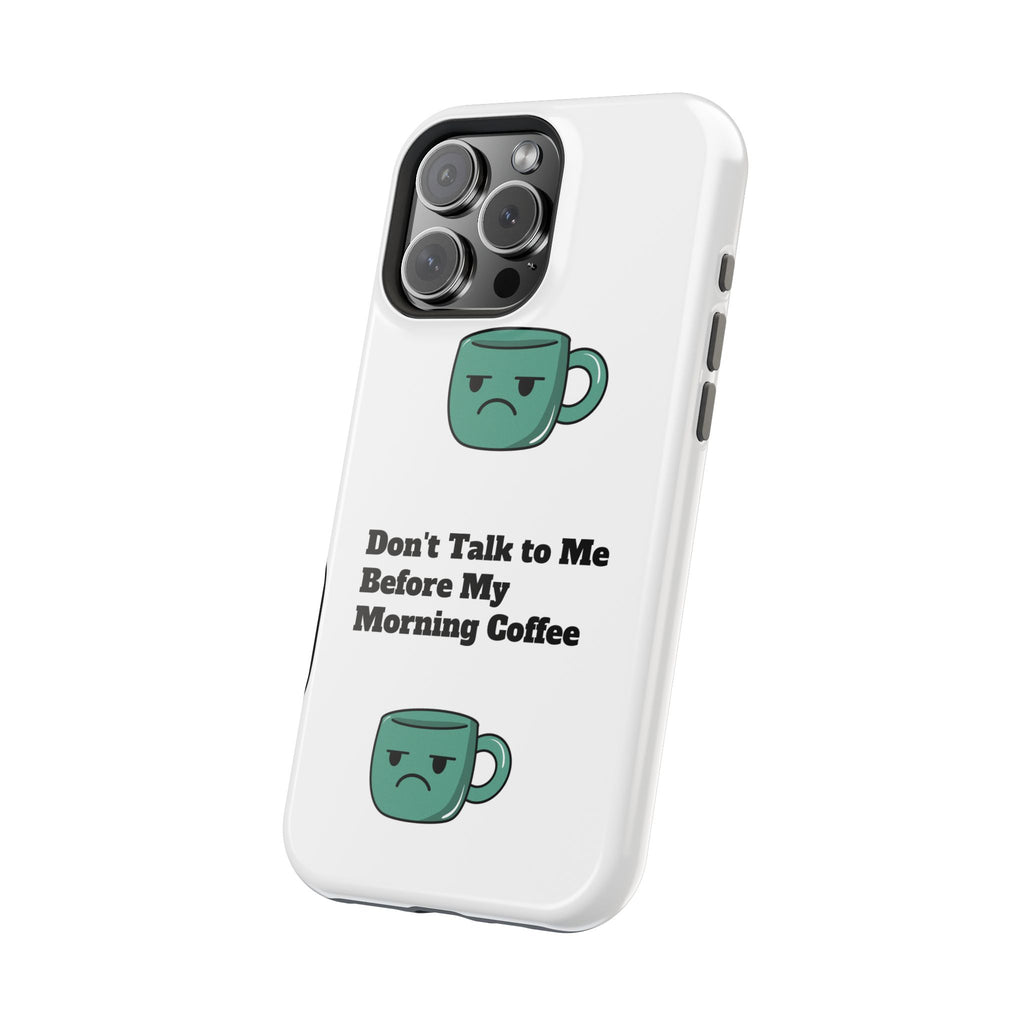 Coffee-Themed Magnetic Phone Cases, Funny Gift for Coffee Lovers, Morning Essential, Quirky Phone Accessories, Unique Merchandise