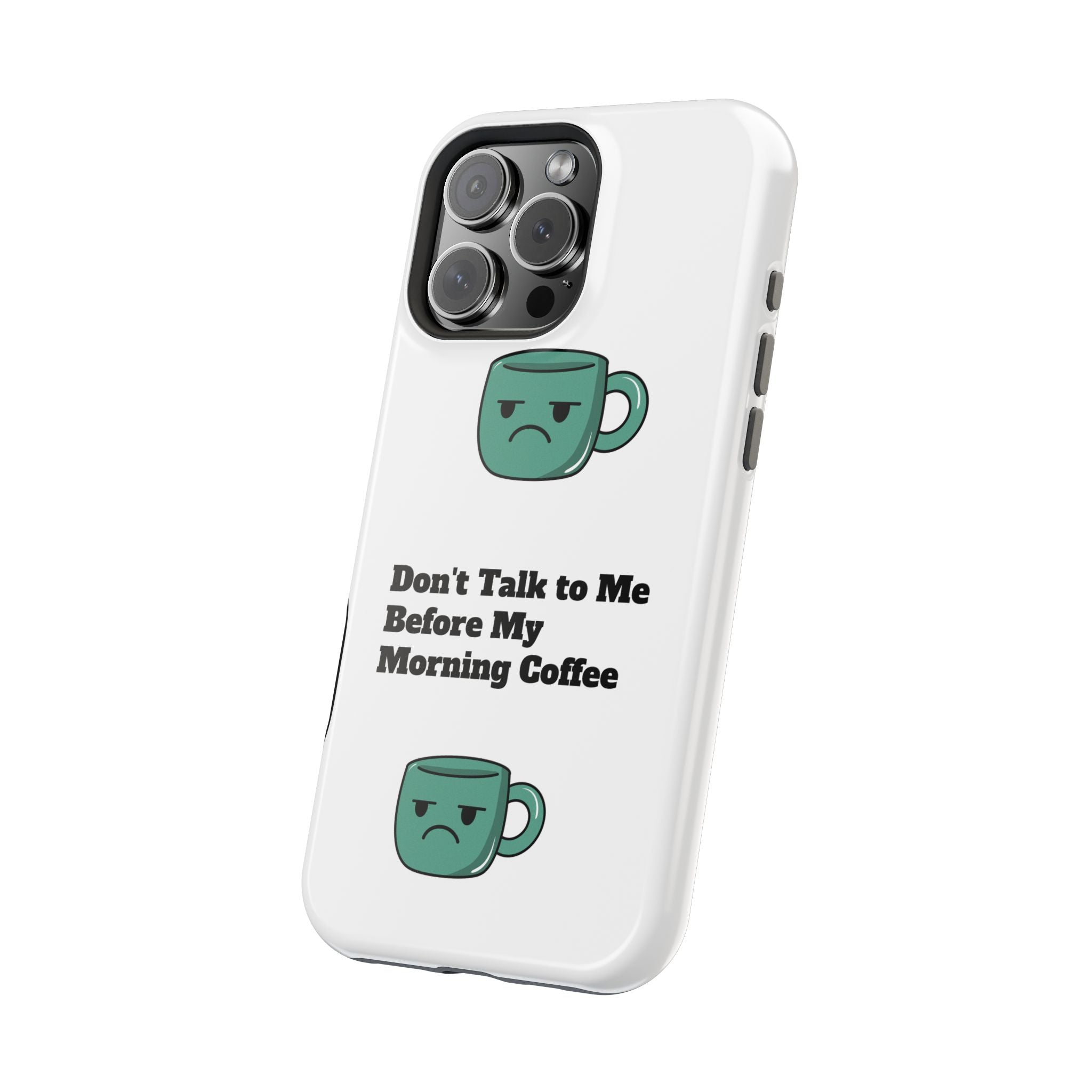 Coffee-Themed Magnetic Phone Cases, Funny Gift for Coffee Lovers, Morning Essential, Quirky Phone Accessories, Unique Merchandise